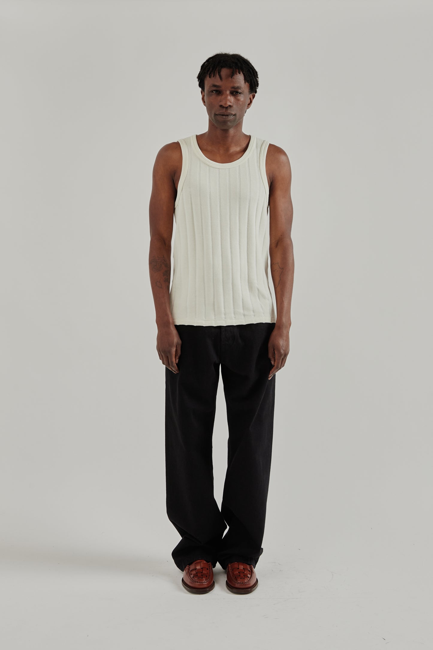 Another Aspect SS26 Another Tank Top 1.0 Antique White1068
