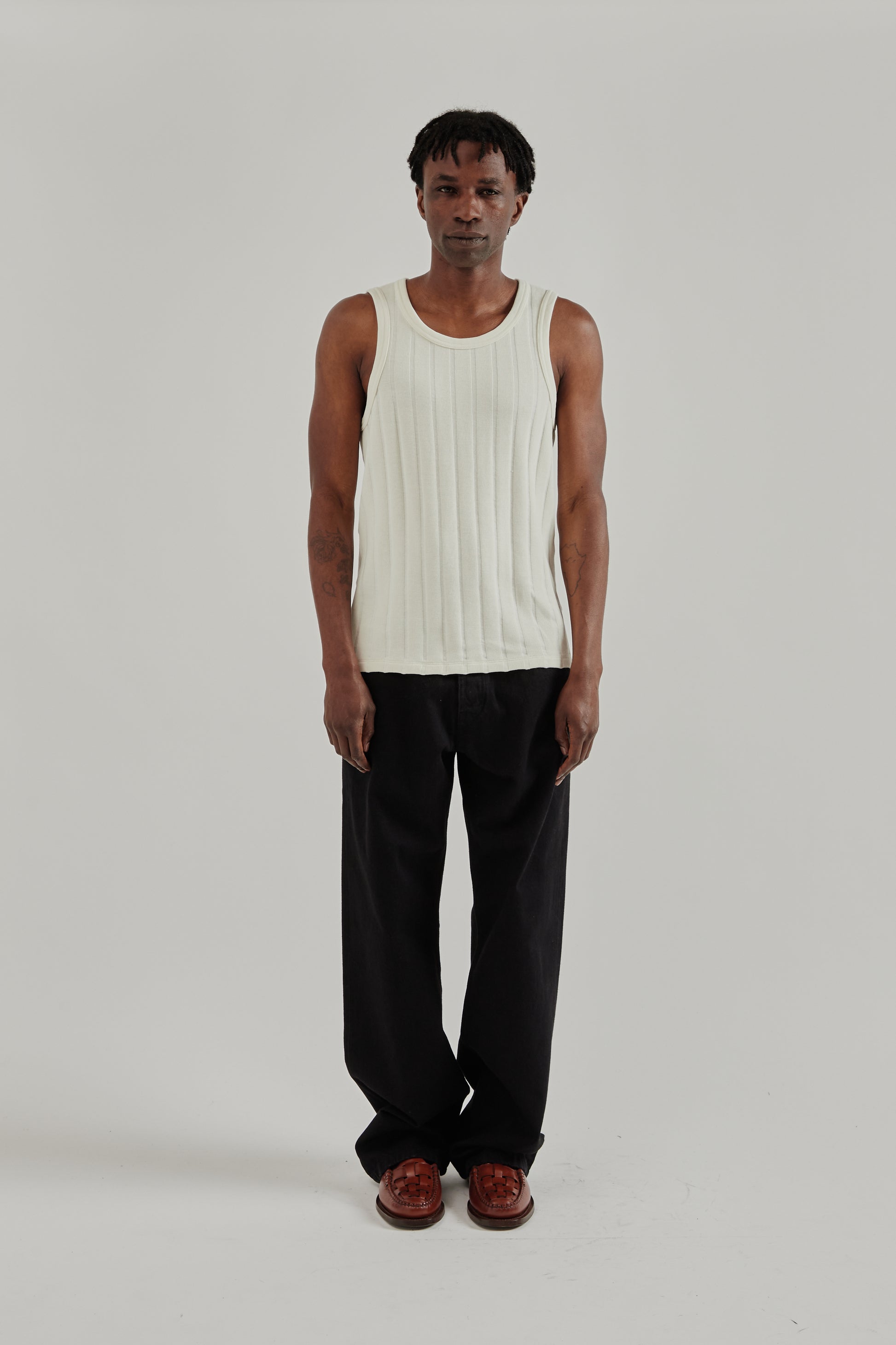 Another Aspect SS26 Another Tank Top 1.0 Antique White1068