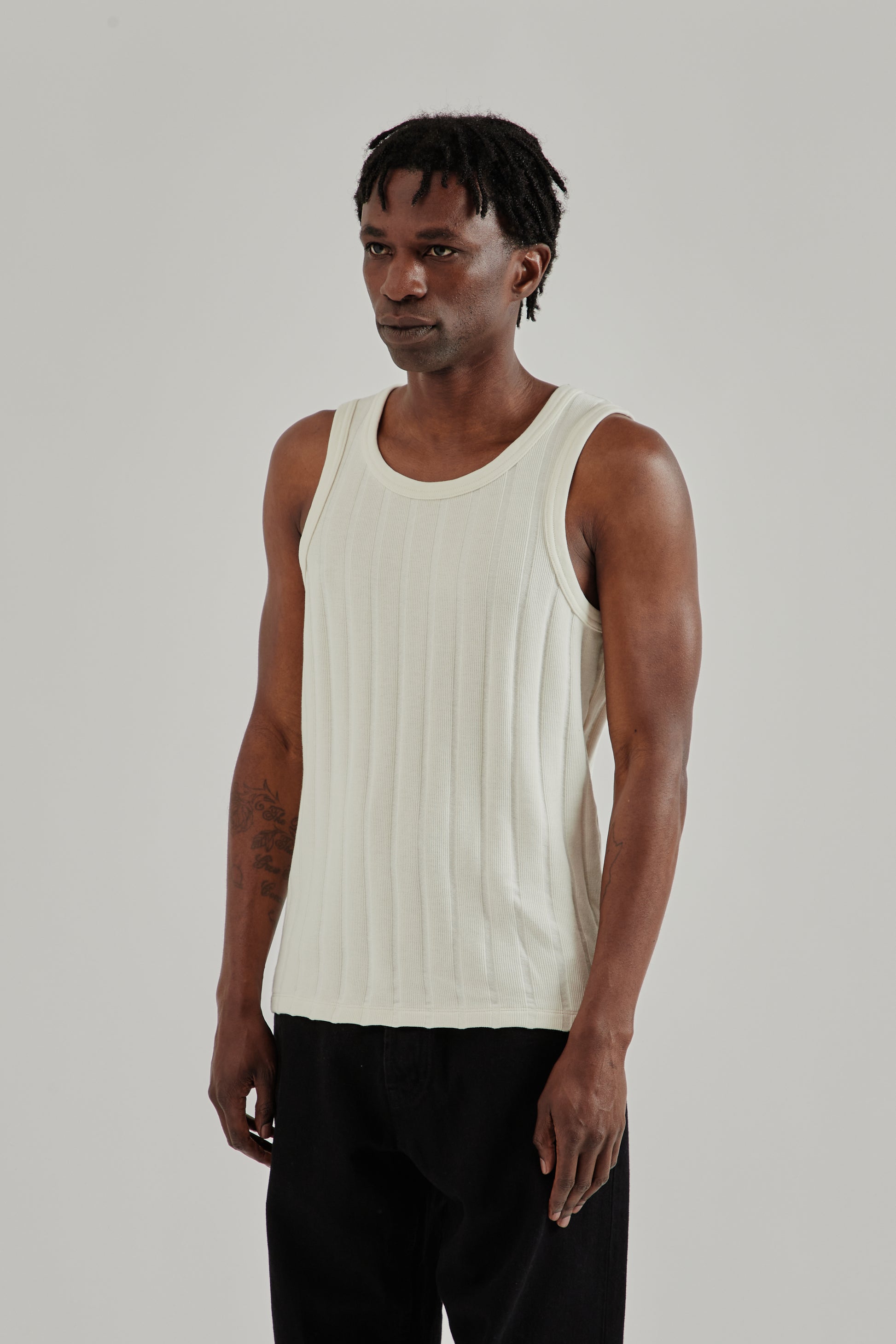 Another Aspect SS26 Another Tank Top 1.0 Antique White1071