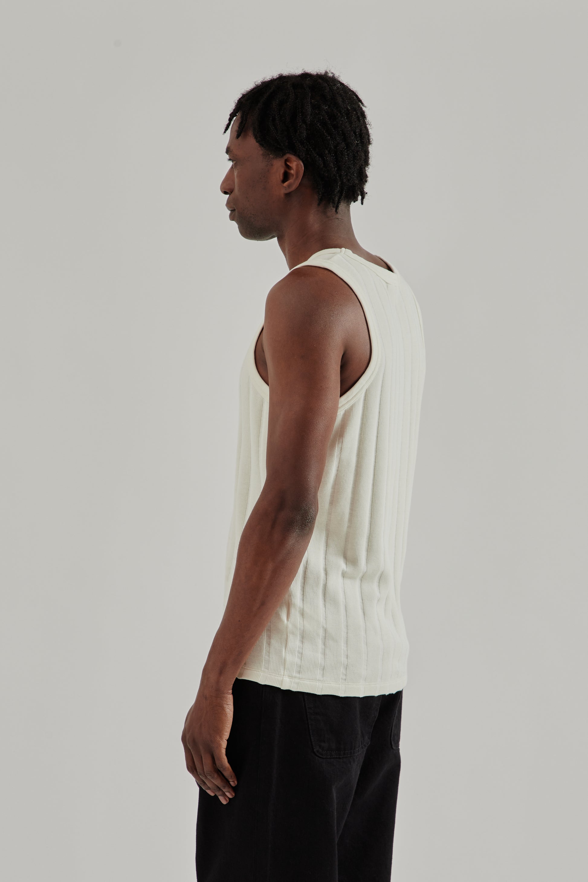 Another Aspect SS26 Another Tank Top 1.0 Antique White1076