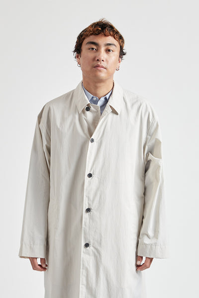 ATON Travel Nylon Packable Coat - Warm White | Wallace Mercantile Shop