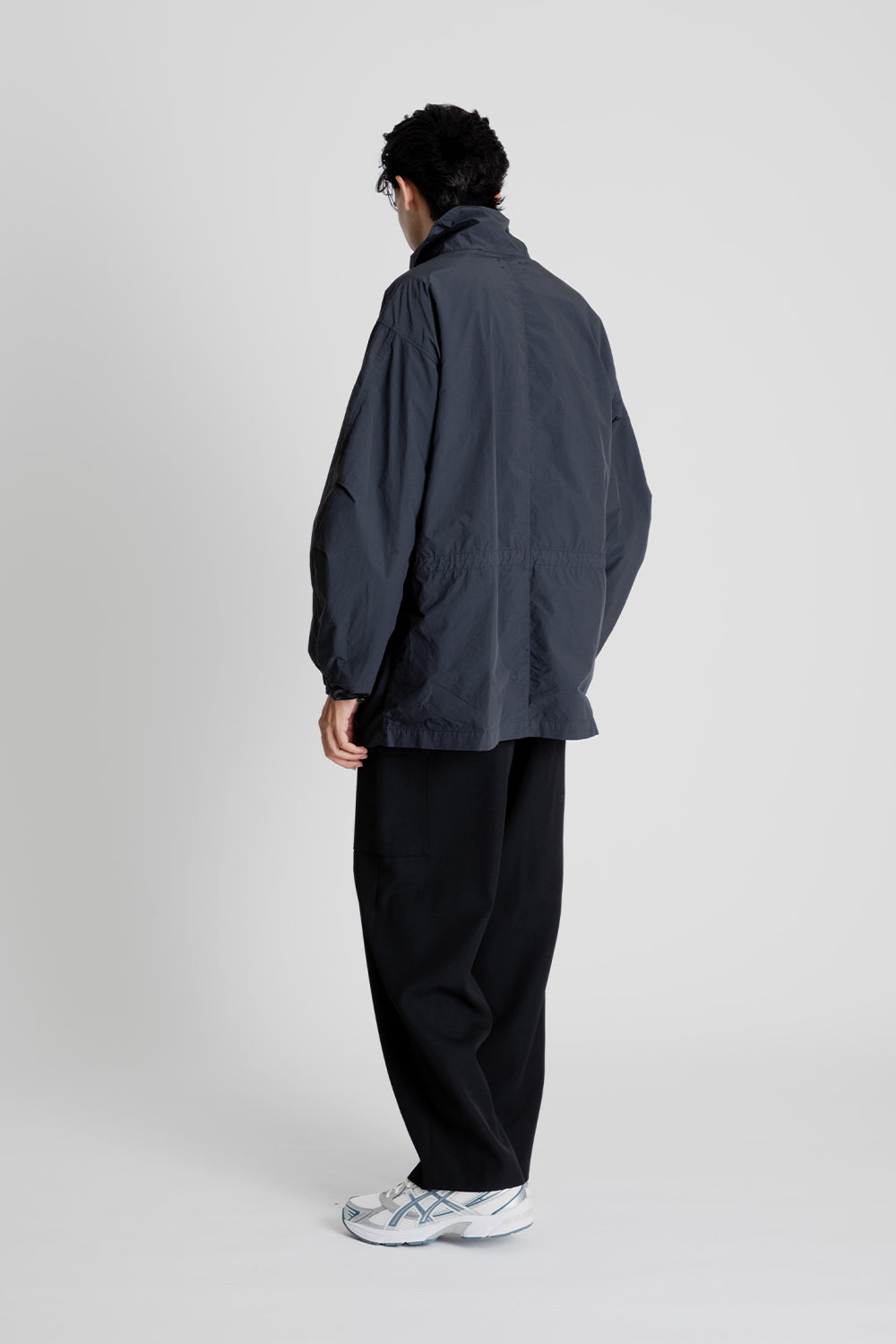 Aton Air Ventile Short Mods Coat in Charcoal Grey | Wallace Mercantil