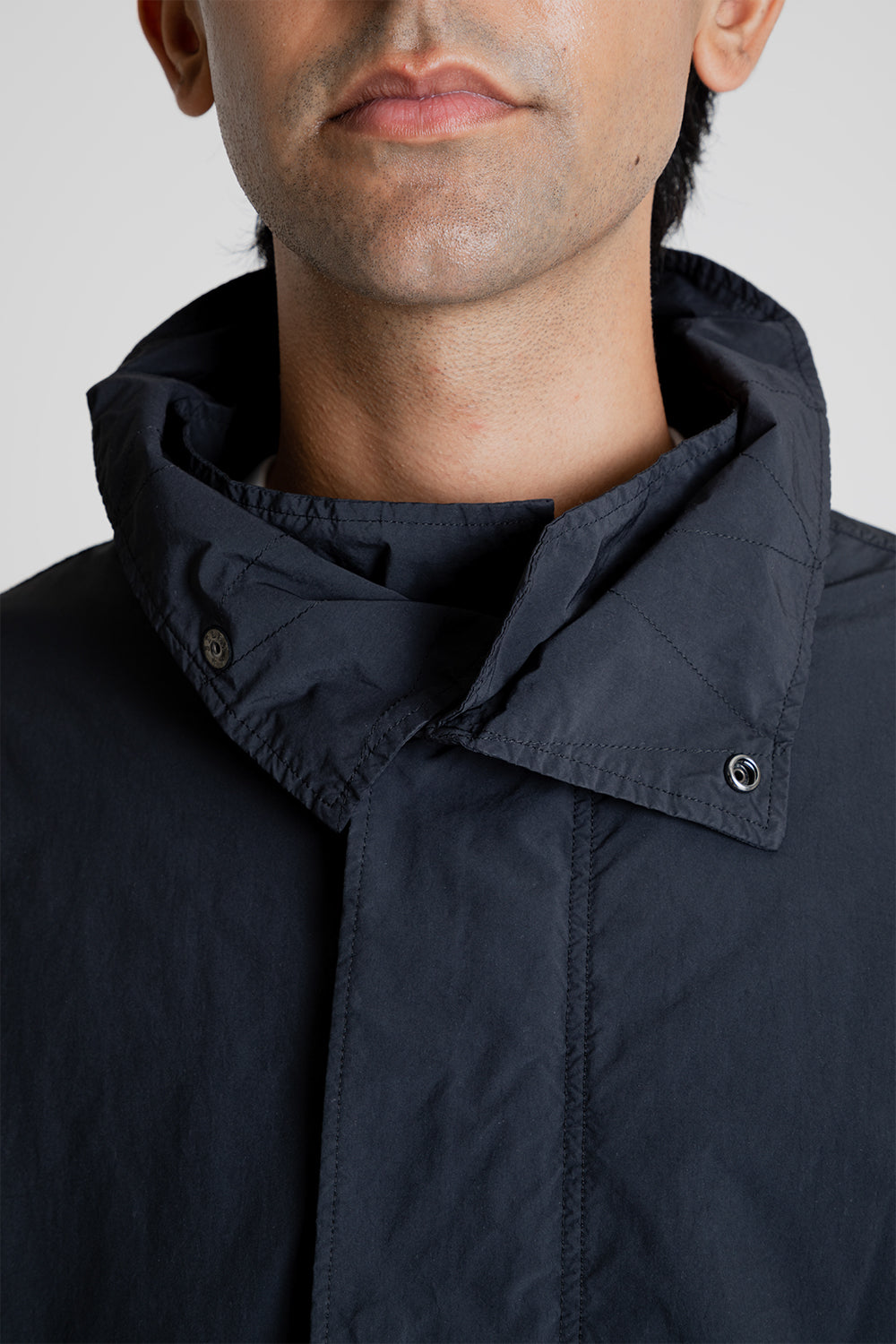 Aton Air Ventile Short Mods Coat in Charcoal Grey | Wallace 