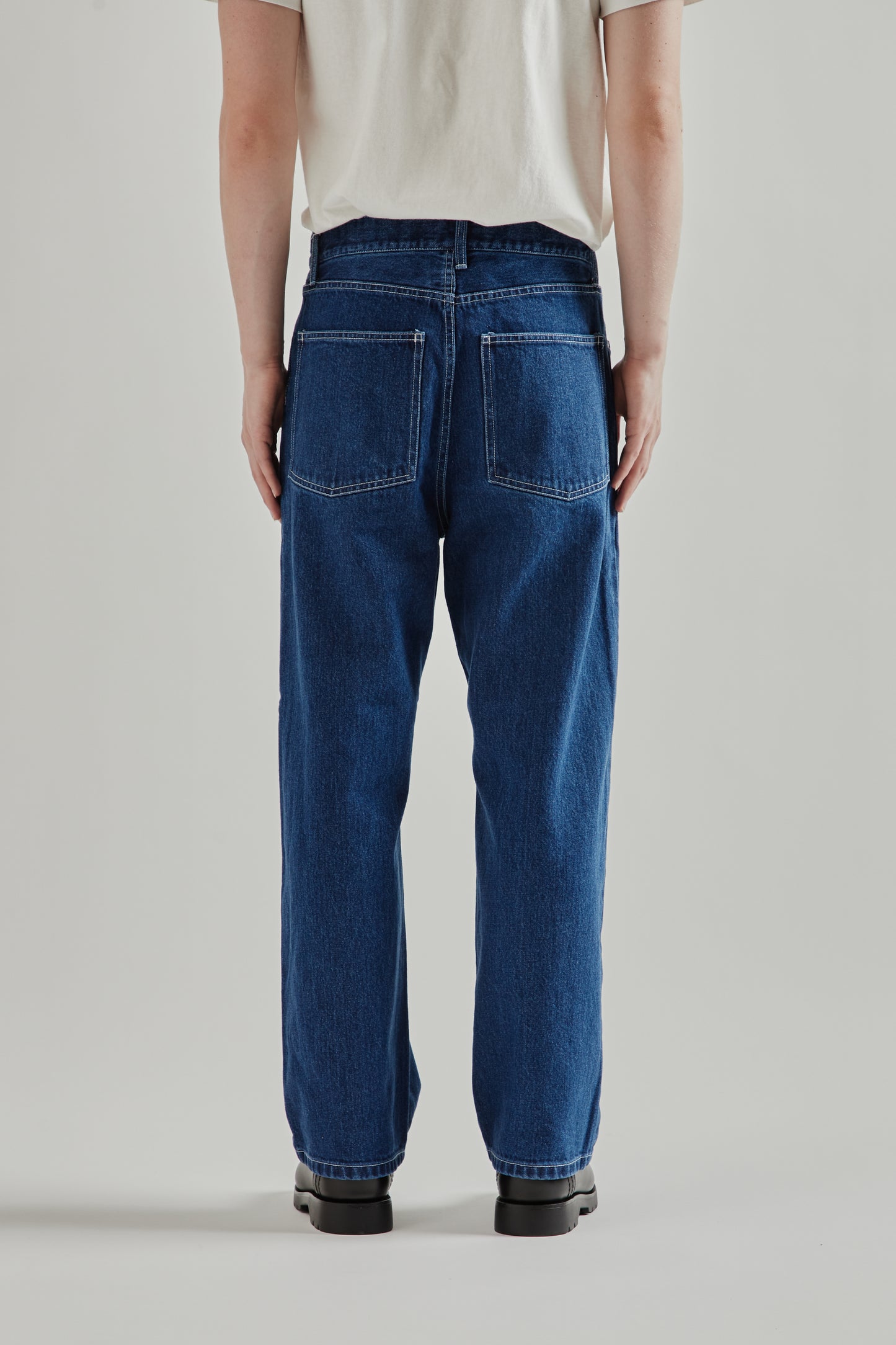 12 Oz Straight Leg 5P Pant - Washed Indigo