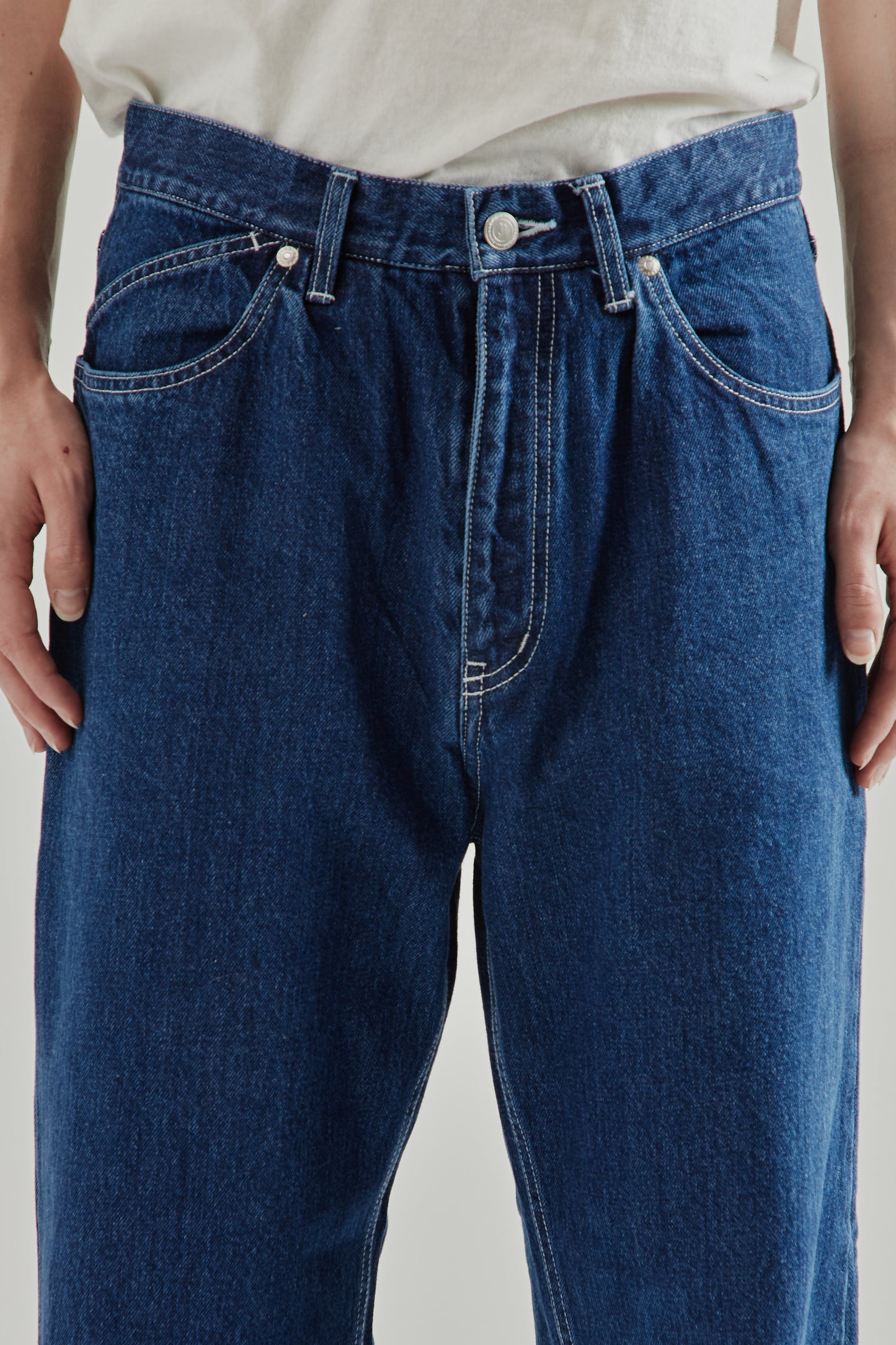 12 Oz Straight Leg 5P Pant - Washed Indigo