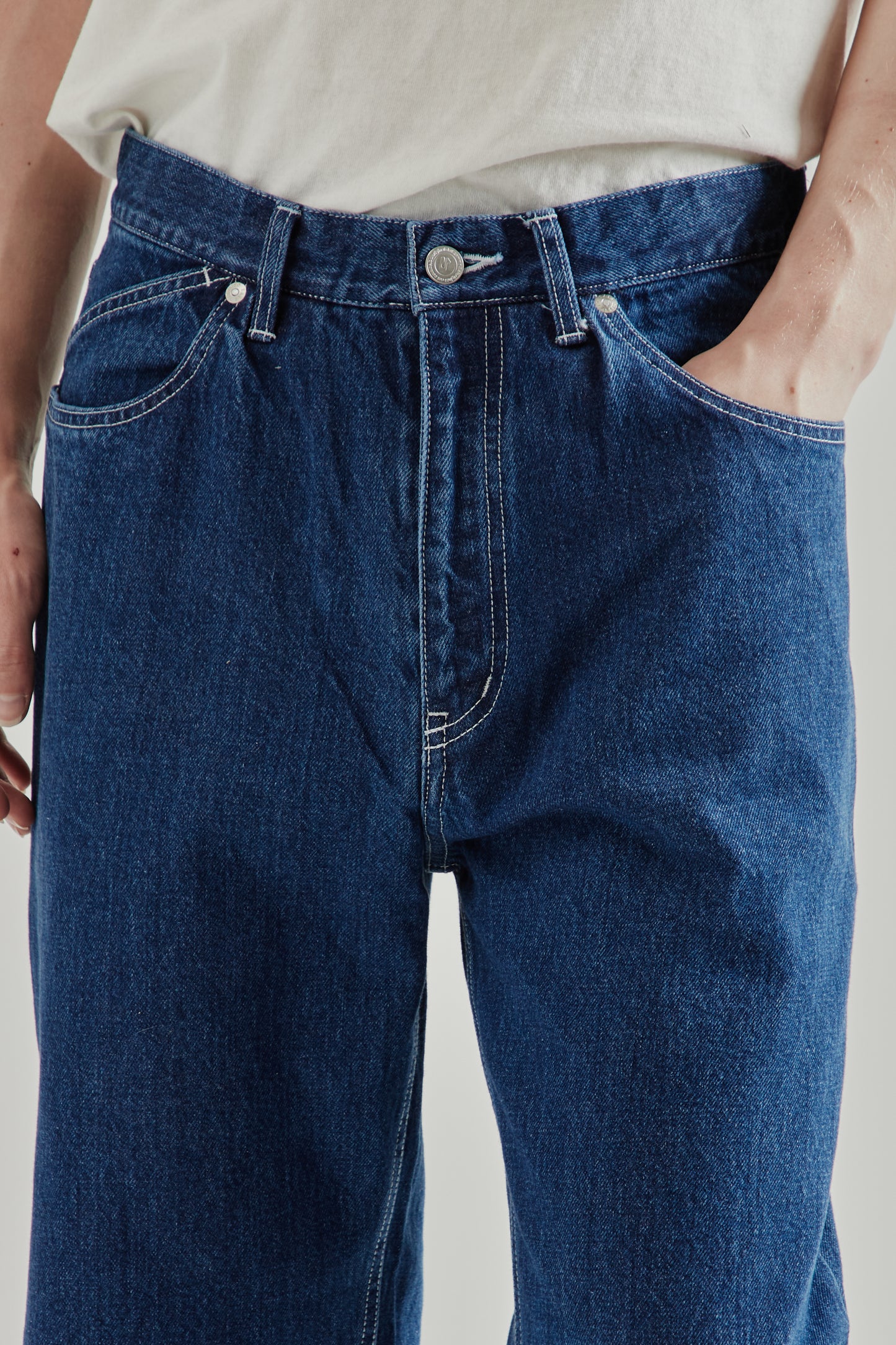 12 Oz Straight Leg 5P Pant - Washed Indigo