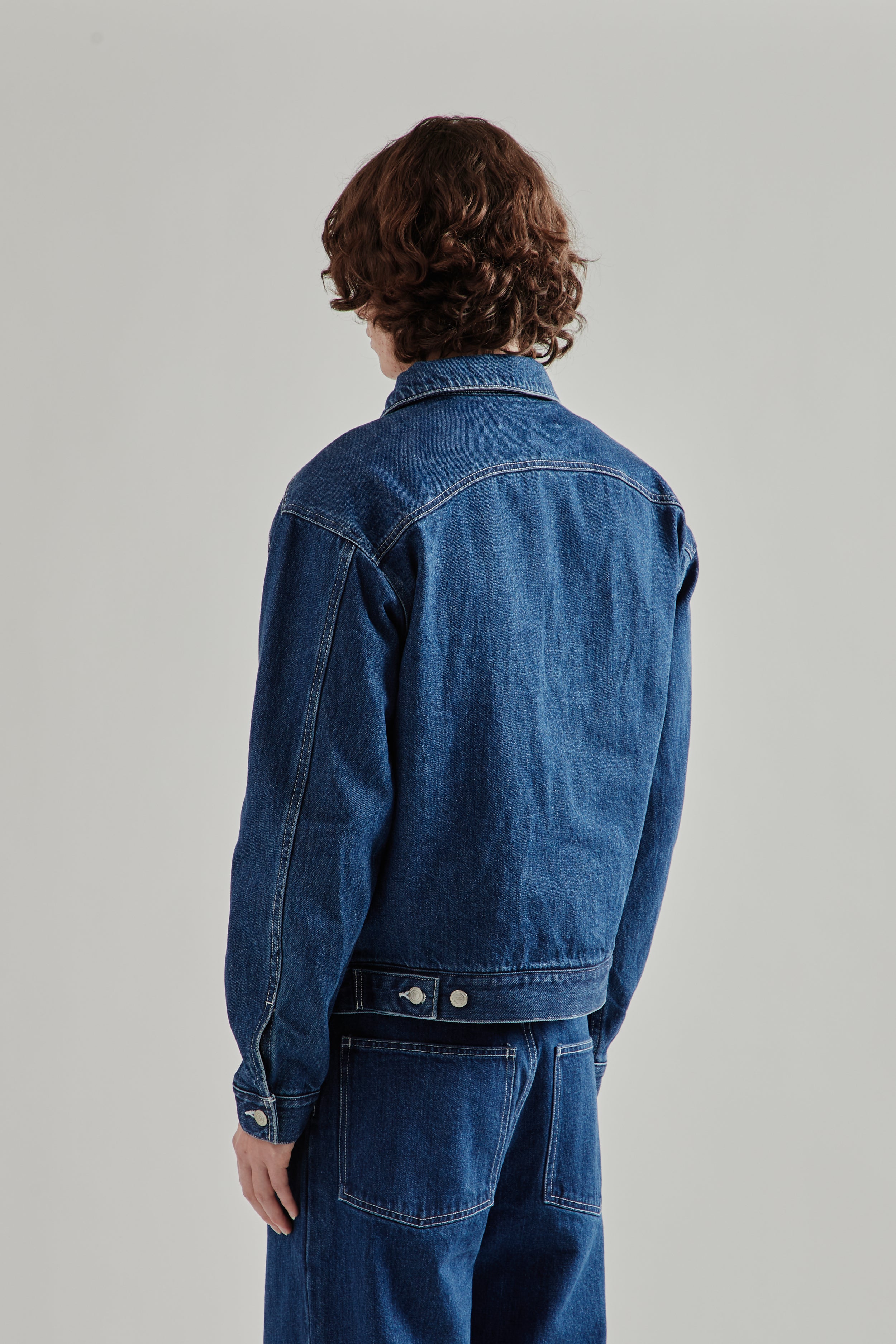 BAL Carb Pocket Washed Denim Jacket - Washed Indigo | Wallace