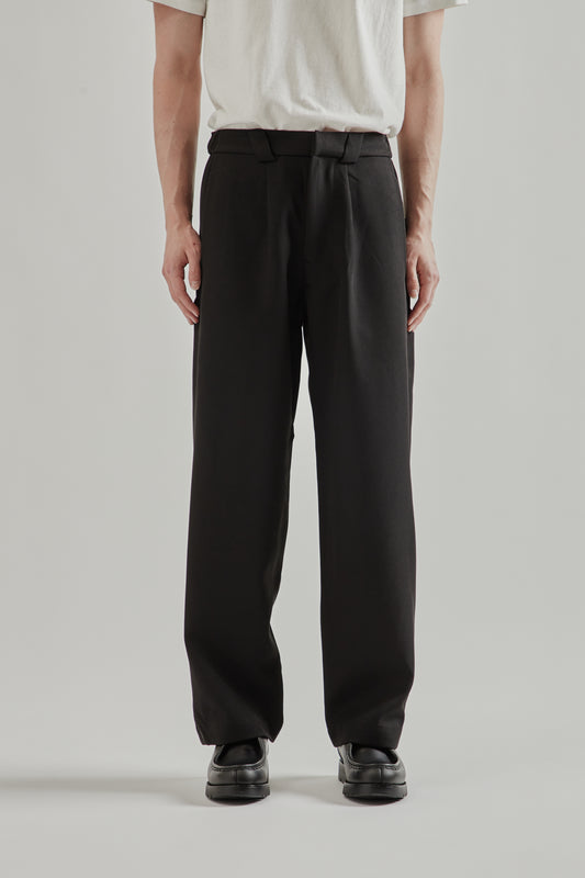 Straight Leg Stretch Curve Pant - Black