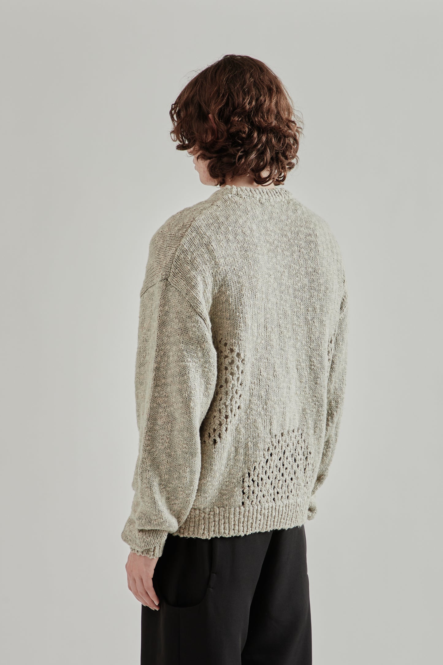 Ventilation Crewneck Sweater - Ivory