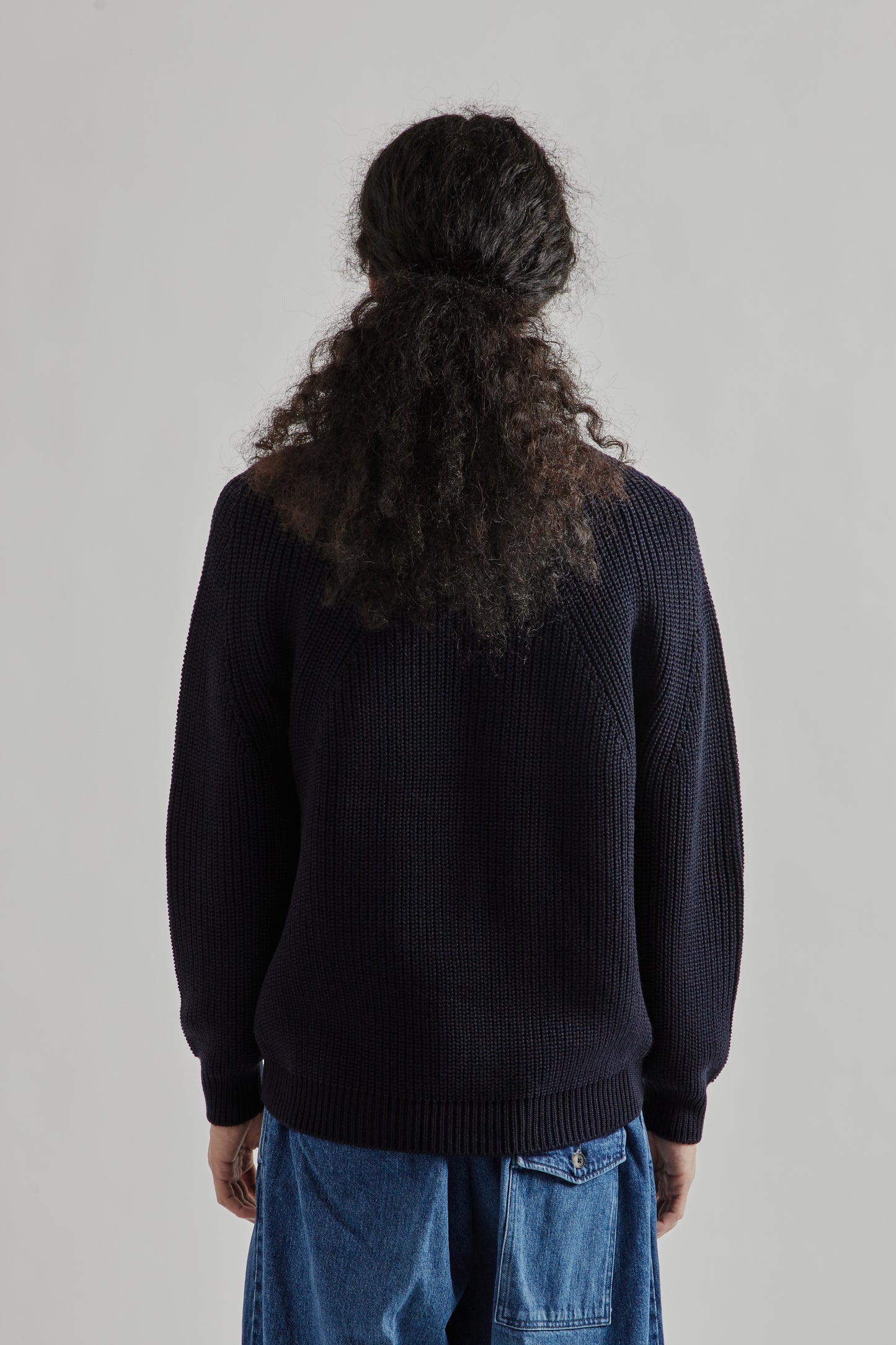 BATONER FW25 Signature Crew Neck Navy10
