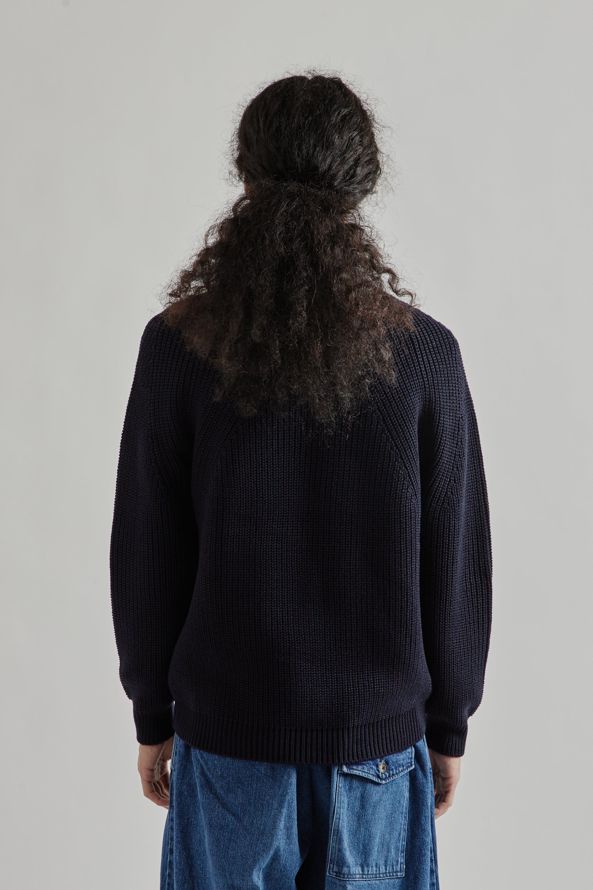 BATONER FW25 Signature Crew Neck Navy10