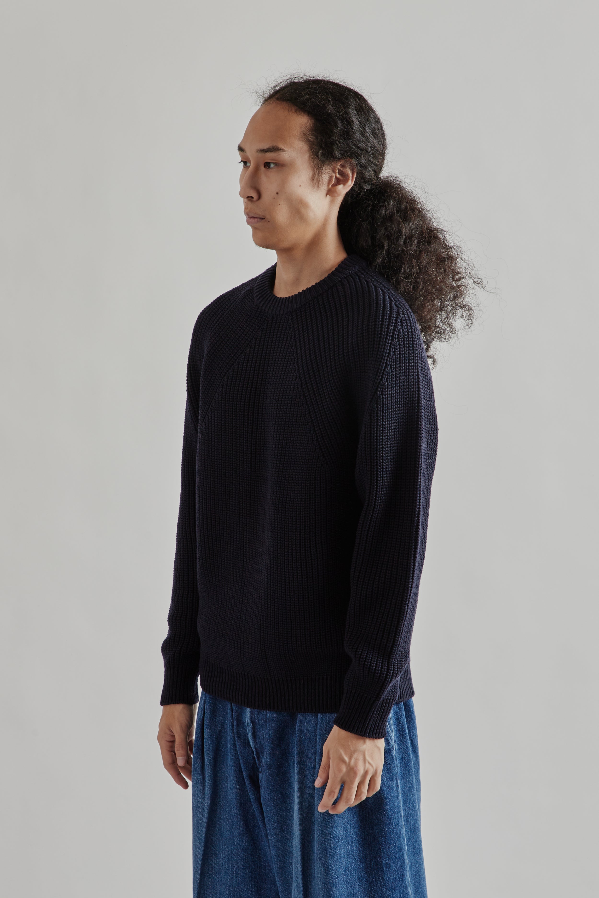 BATONER SIGNATURE RIB CREW シグネチャーニット Batoner Signature Crew Neck Sweater on Garmentory