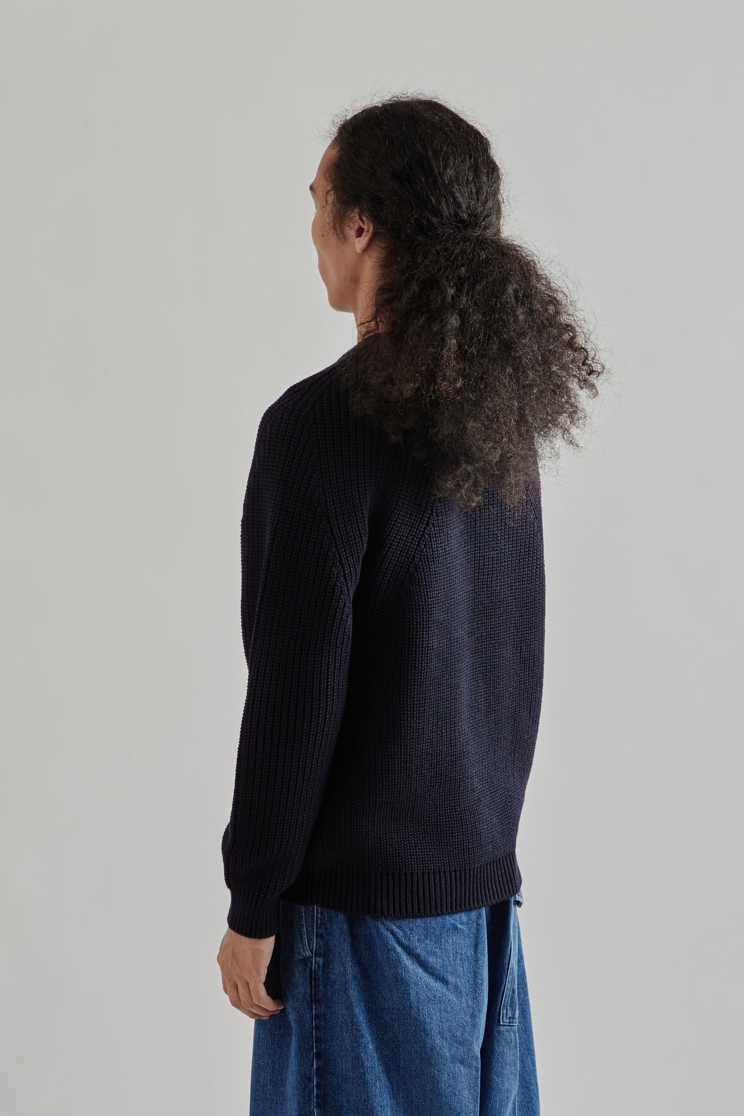 BATONER FW25 Signature Crew Neck Navy7