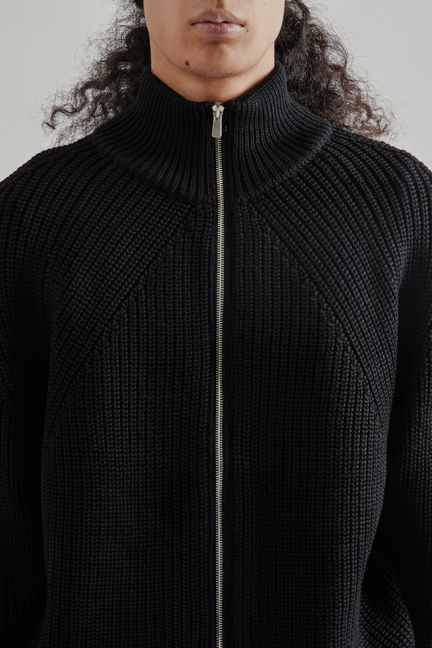 BATONER FW25 Signature Drivers Knit Black12