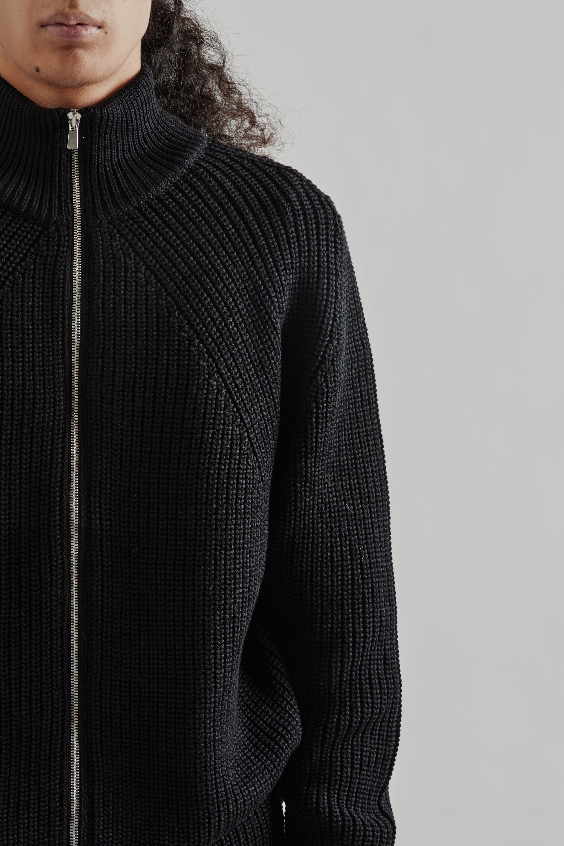 BATONER FW25 Signature Drivers Knit Black13