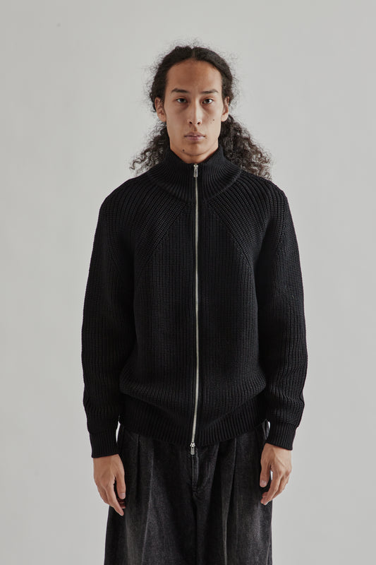 BATONER FW25 Signature Drivers Knit Black2