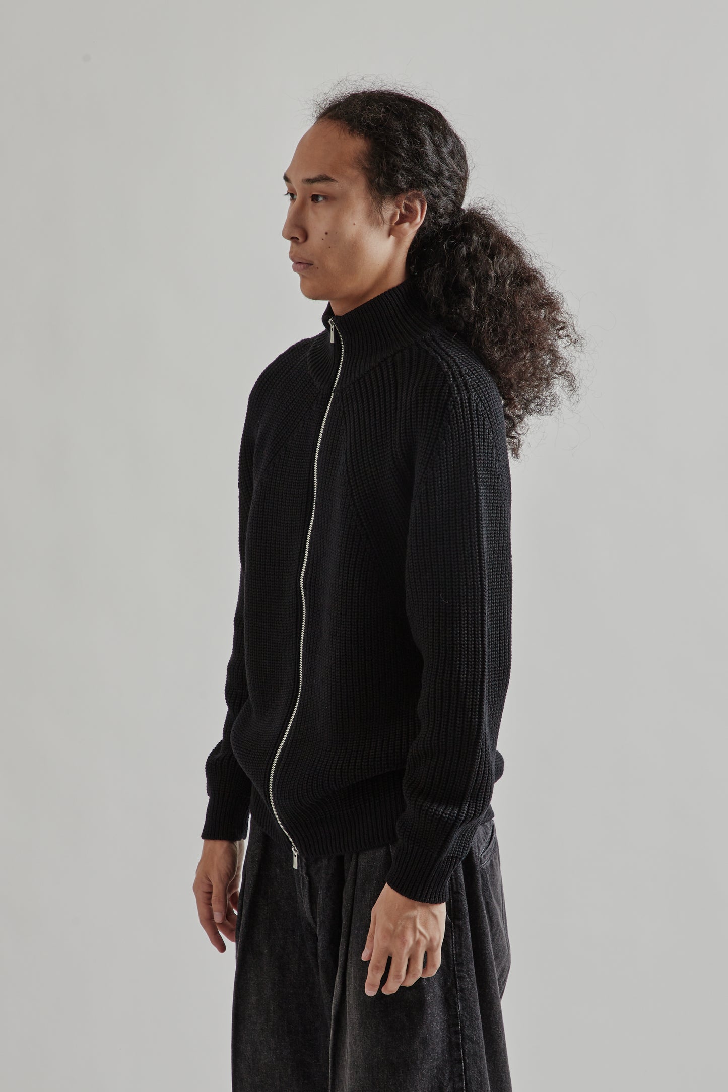 BATONER FW25 Signature Drivers Knit Black5