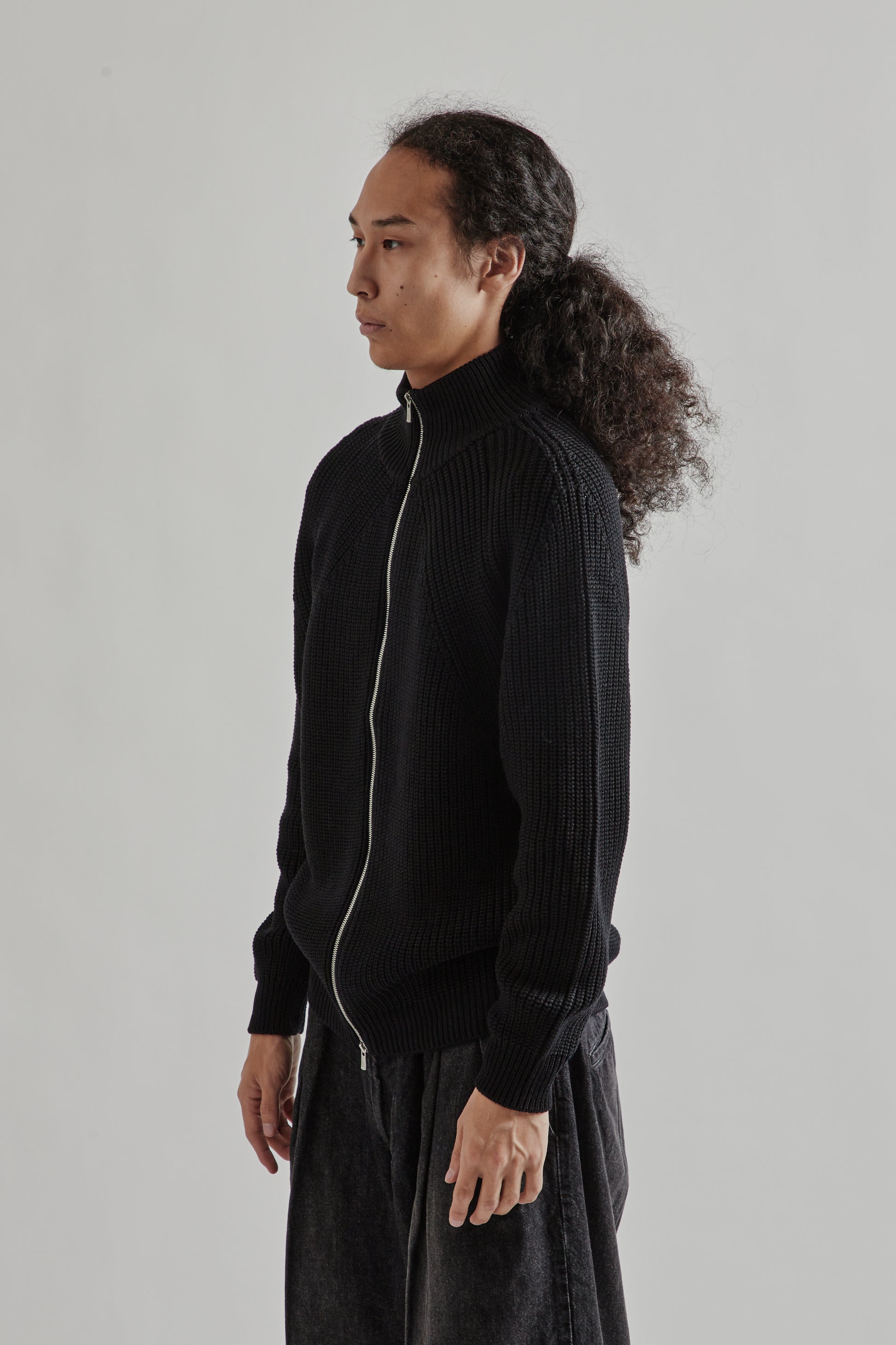 BATONER FW25 Signature Drivers Knit Black5