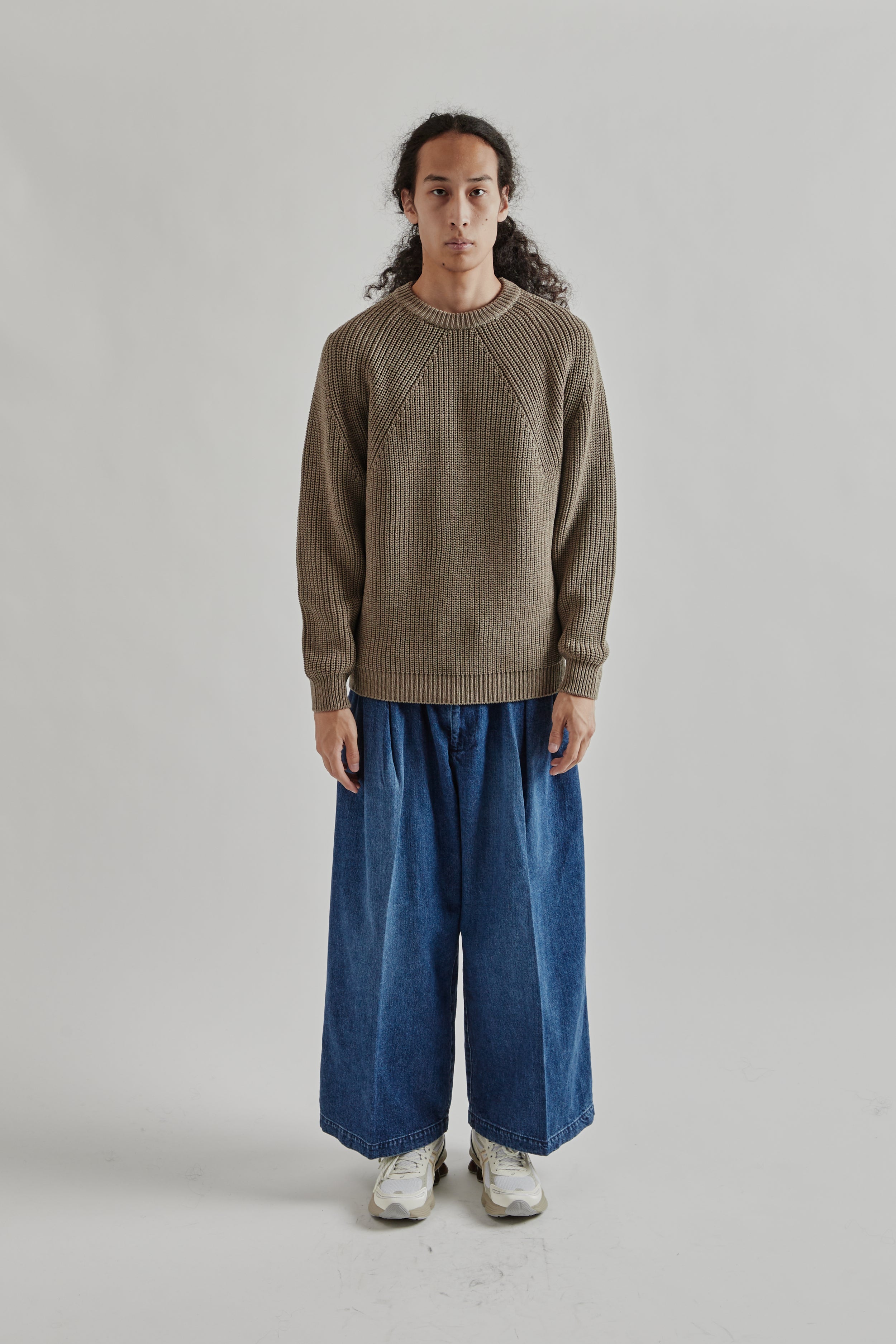 Batoner Signature Crew Neck - Merange Brown | Wallace Mercantile Shop