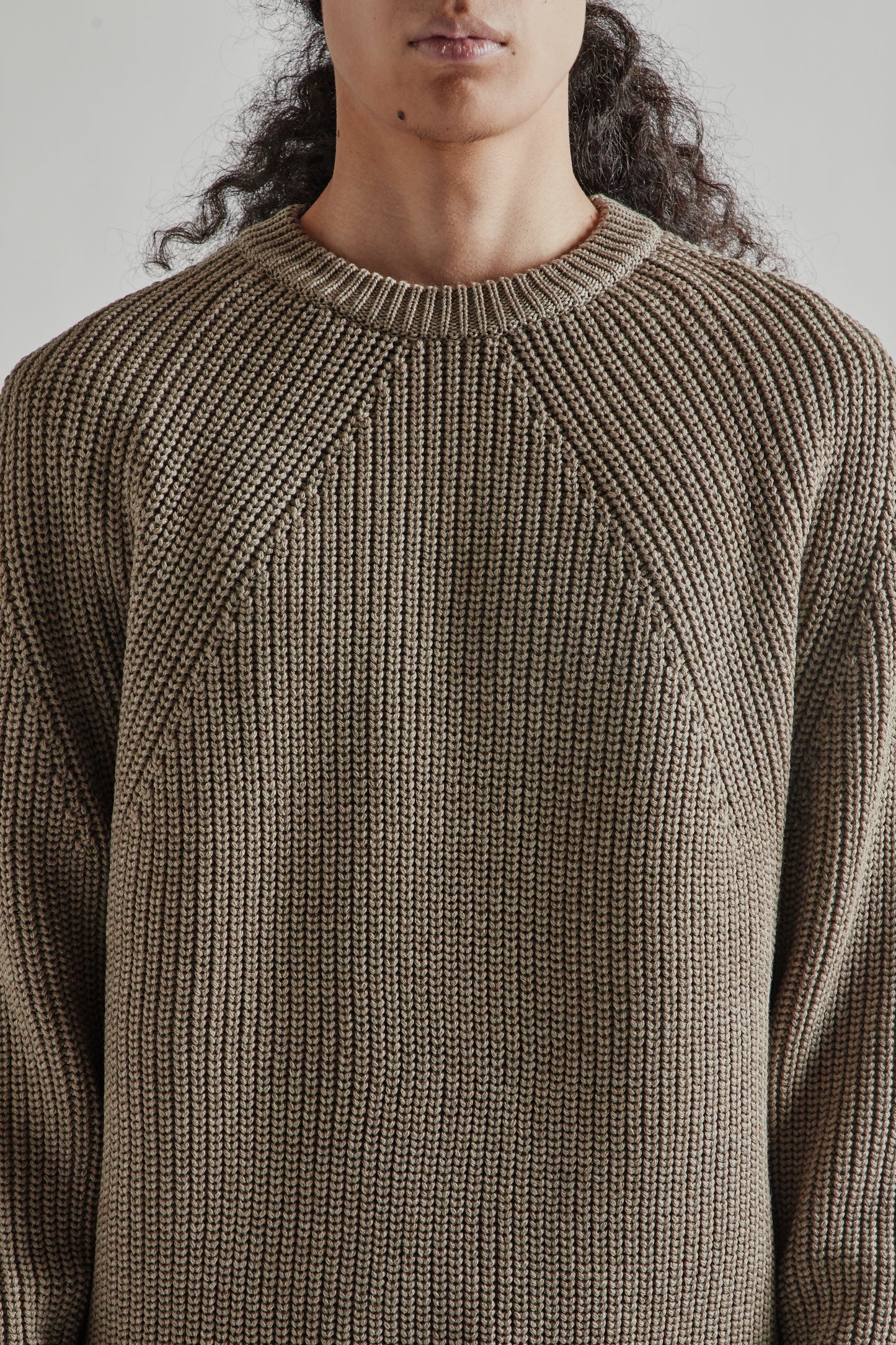 Batoner FW25 Signature Crew Neck Merange Brown12