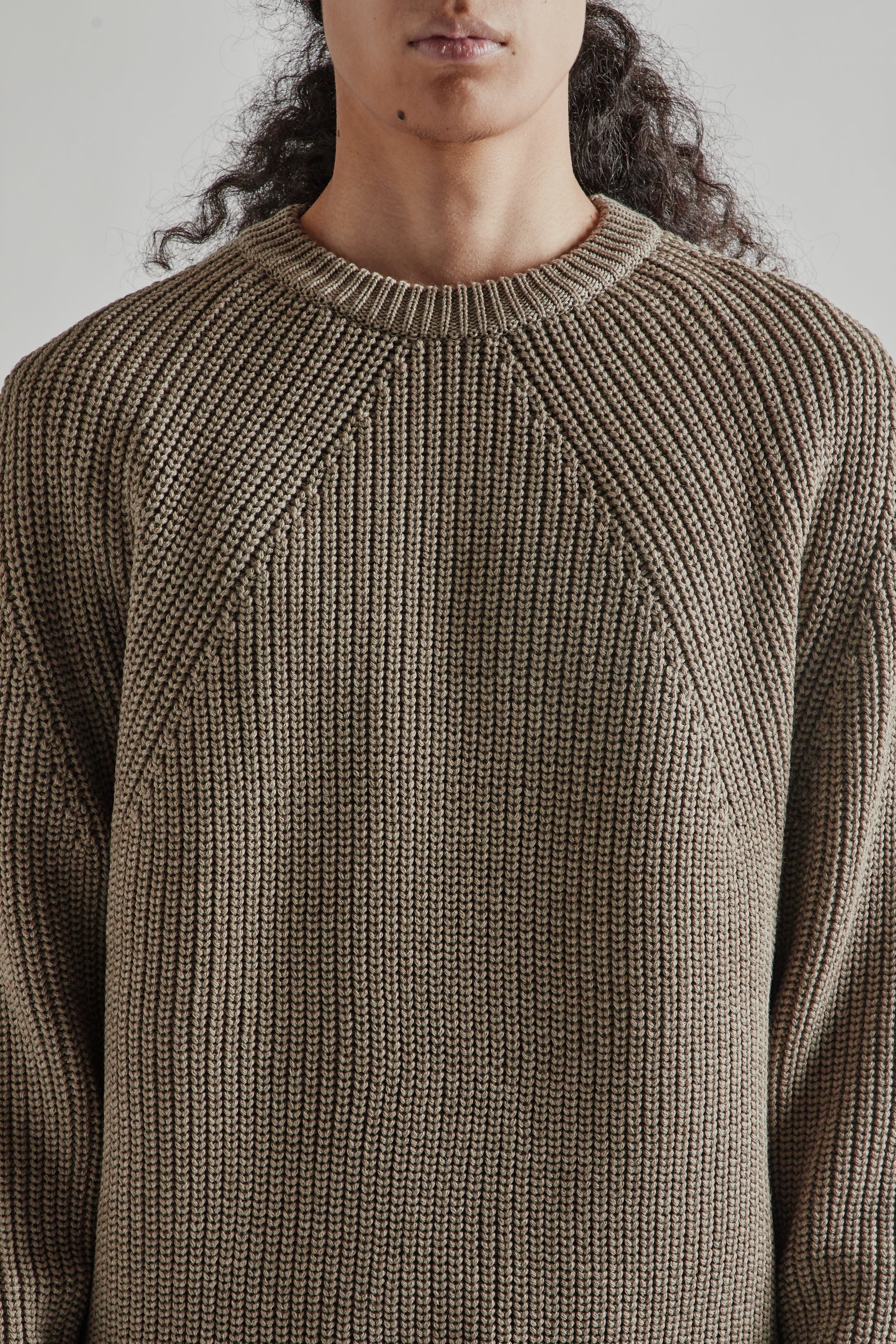 Batoner FW25 Signature Crew Neck Merange Brown12