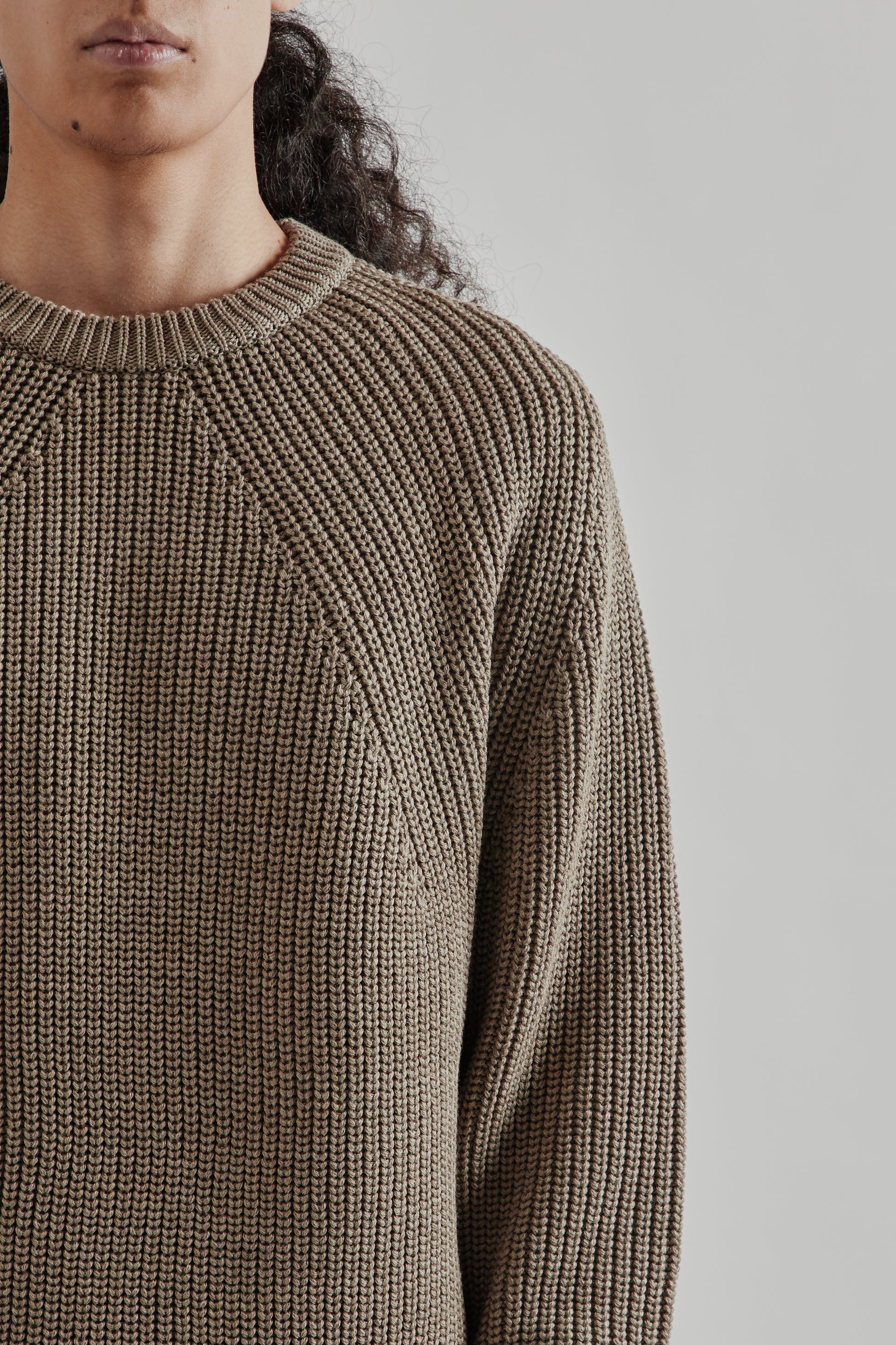 Batoner FW25 Signature Crew Neck Merange Brown13