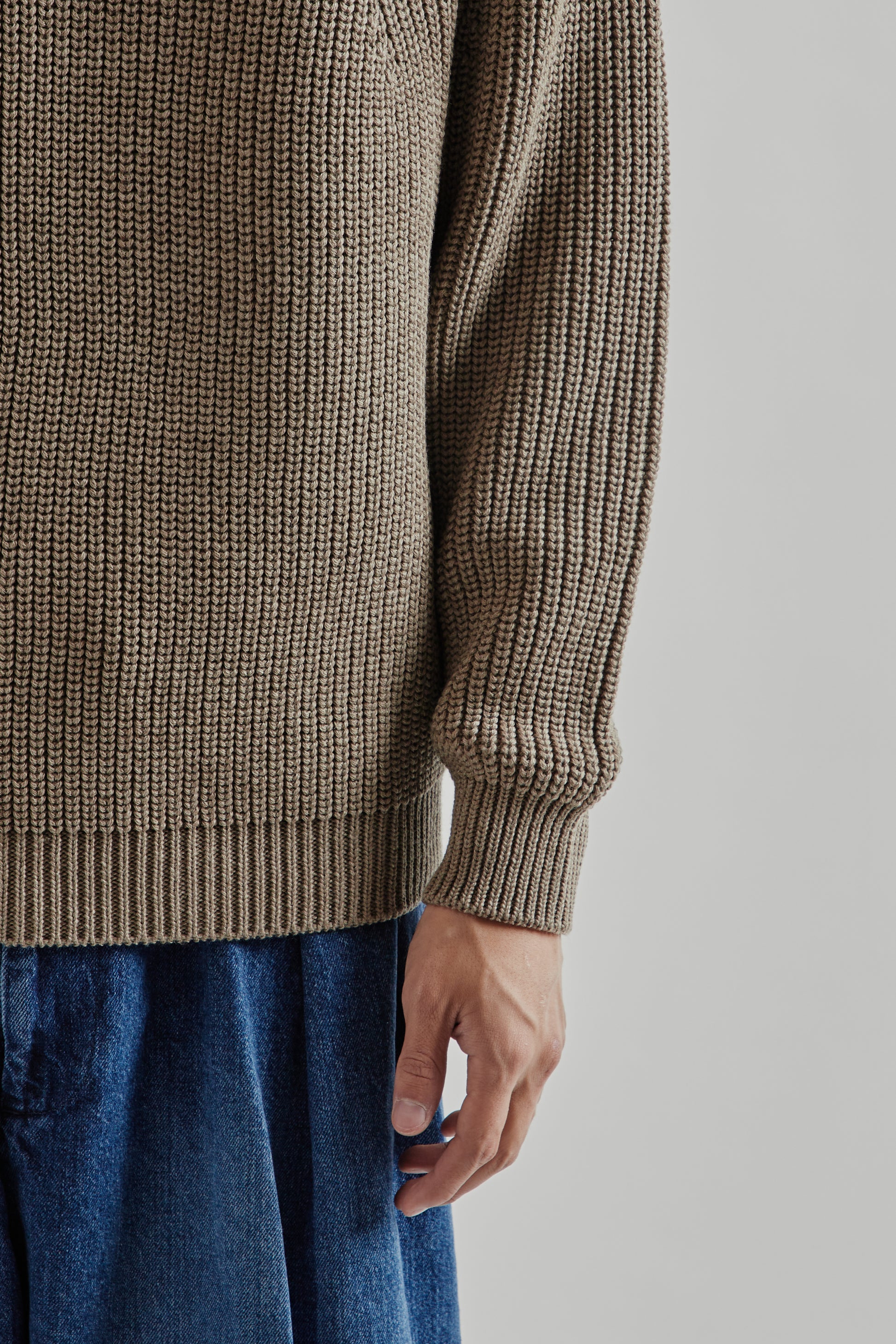 Batoner FW25 Signature Crew Neck Merange Brown14