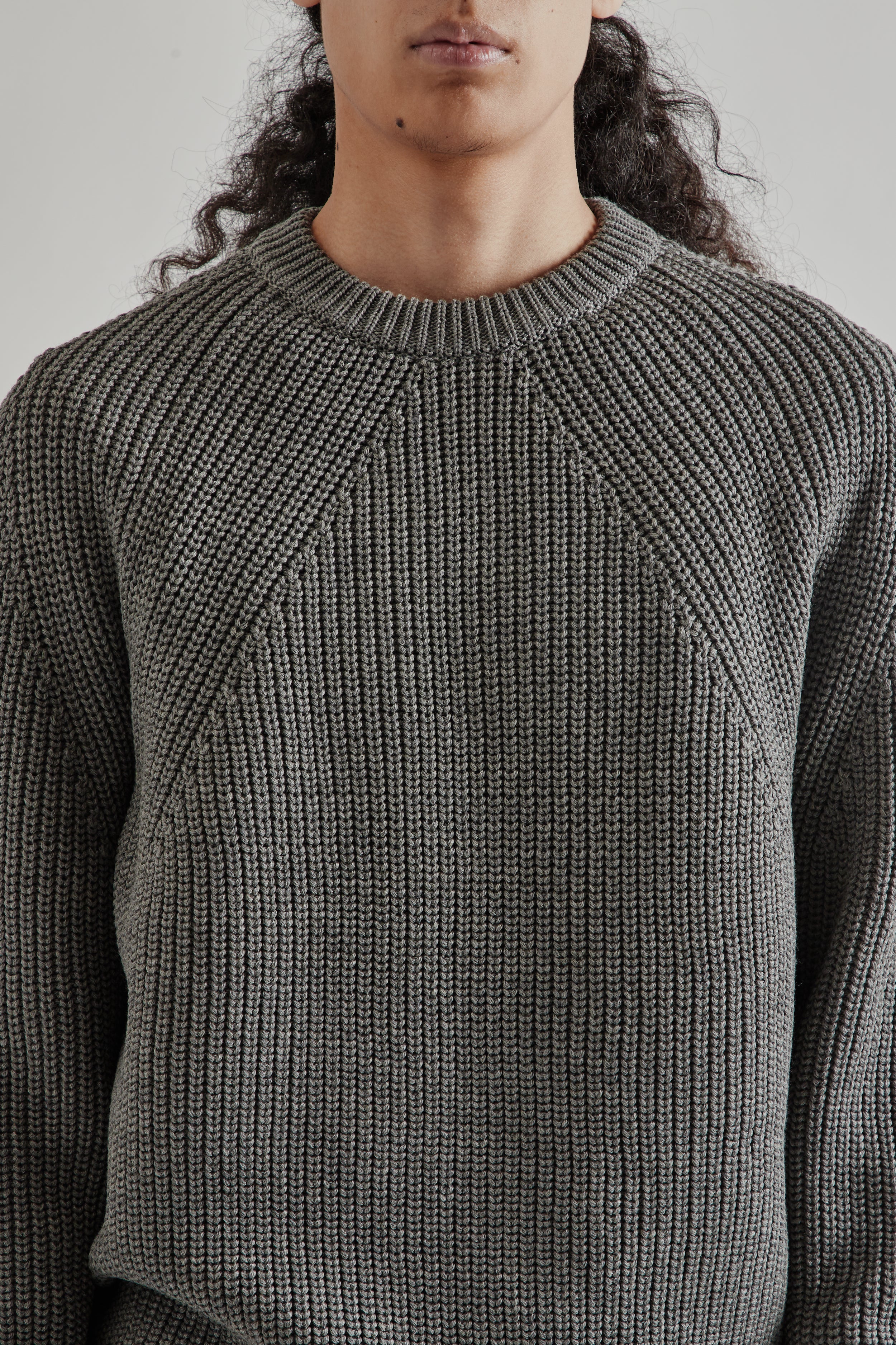 BATONER SIGNATURE CREW NECK　D.Gray Batoner Signature Crew Neck - Merange Gray | Wallace