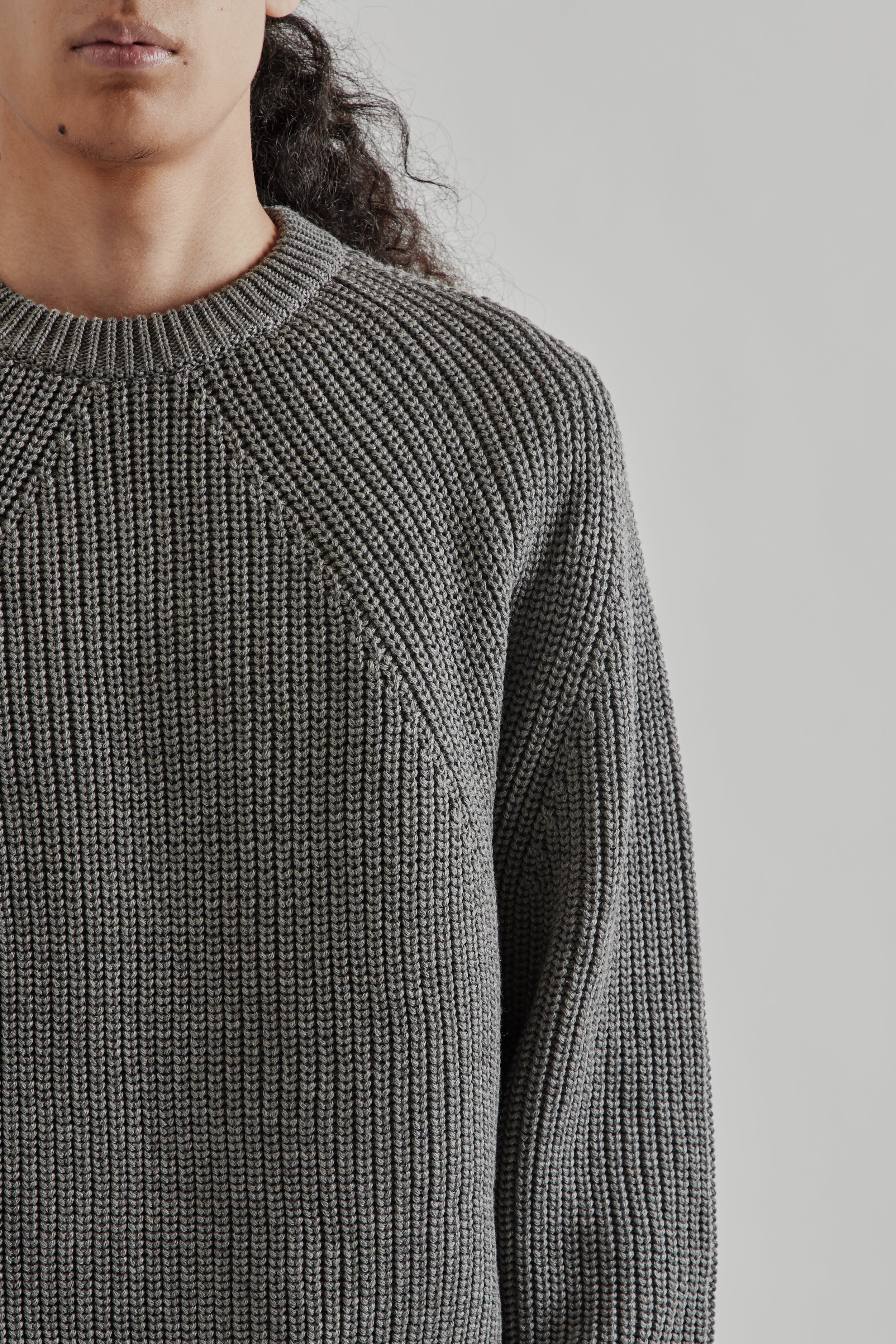 BATONER SIGNATURE CREW NECK　D.Gray SIGNATURE CREW NECK / CHARCOAL | BATONER (WOMEN)(バトナー