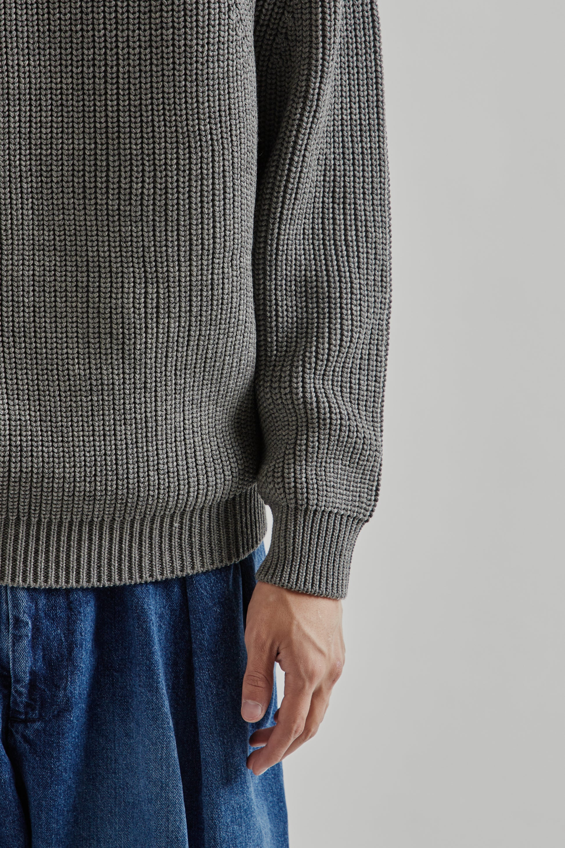 Batoner FW25 Signature Crew Neck Merange grey14