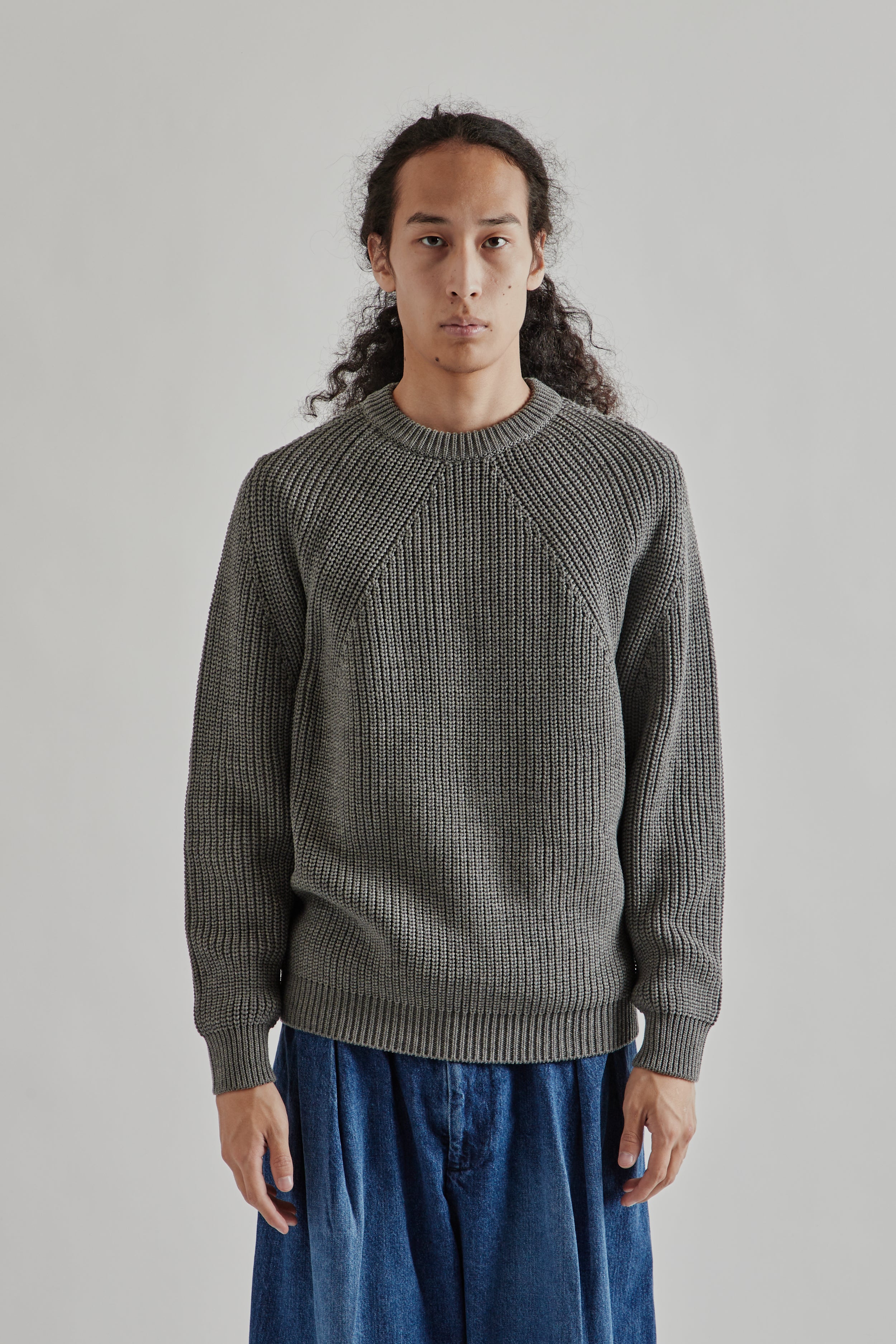 BATONER SIGNATURE CREW NECK　D.Gray SIGNATURE CREW NECK / CHARCOAL | BATONER (WOMEN)(バトナー