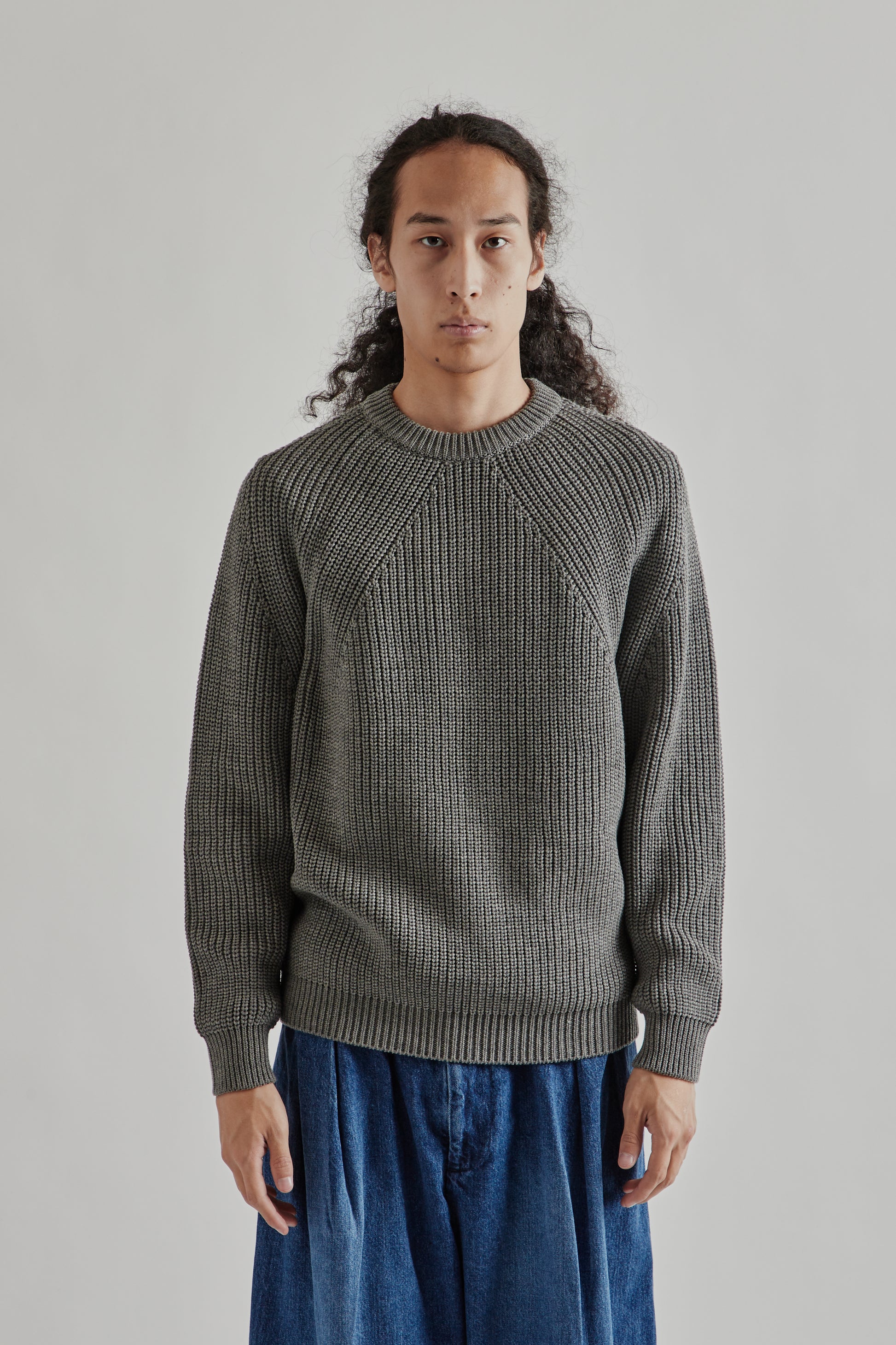 Batoner FW25 Signature Crew Neck Merange grey2