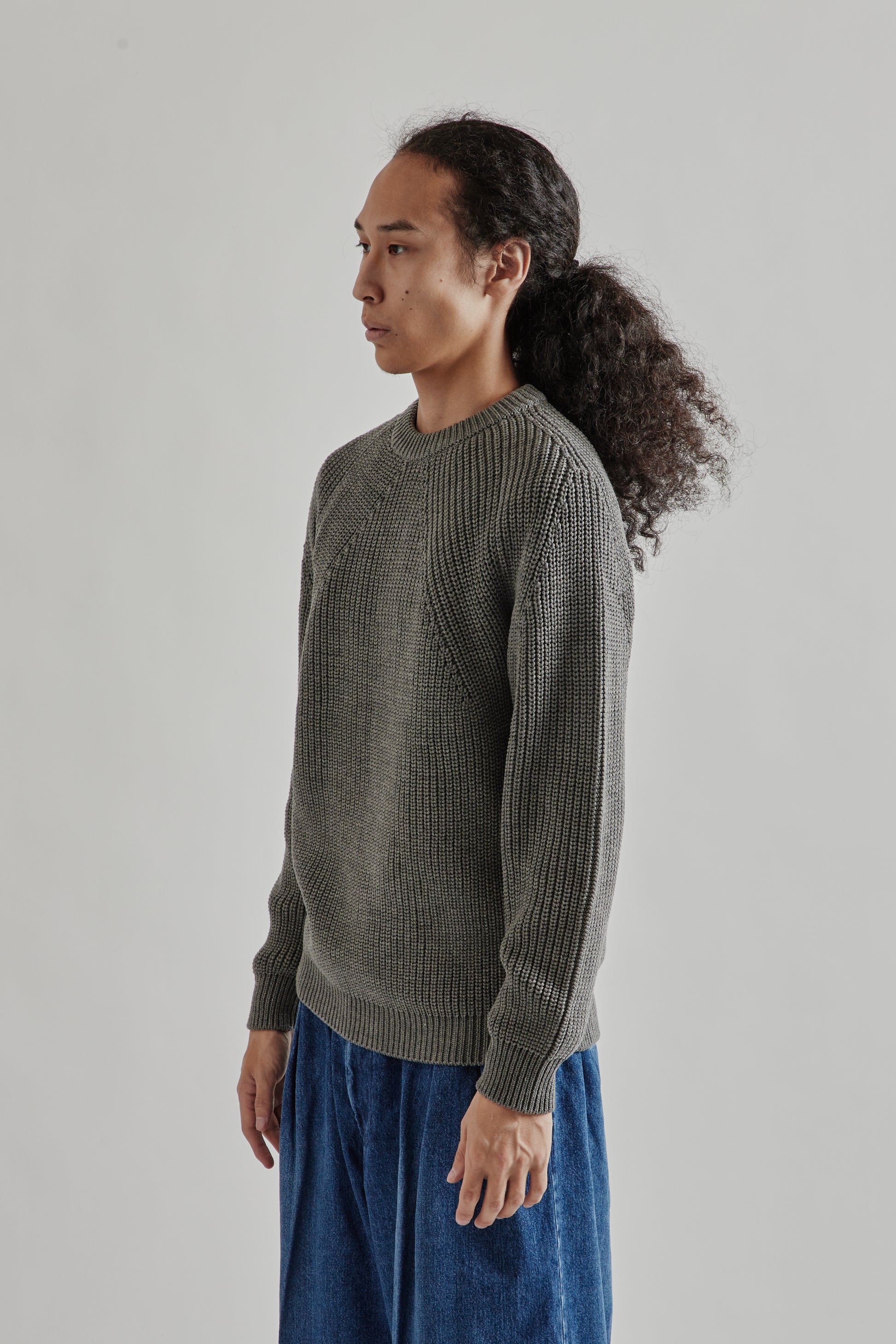 Batoner FW25 Signature Crew Neck Merange grey4