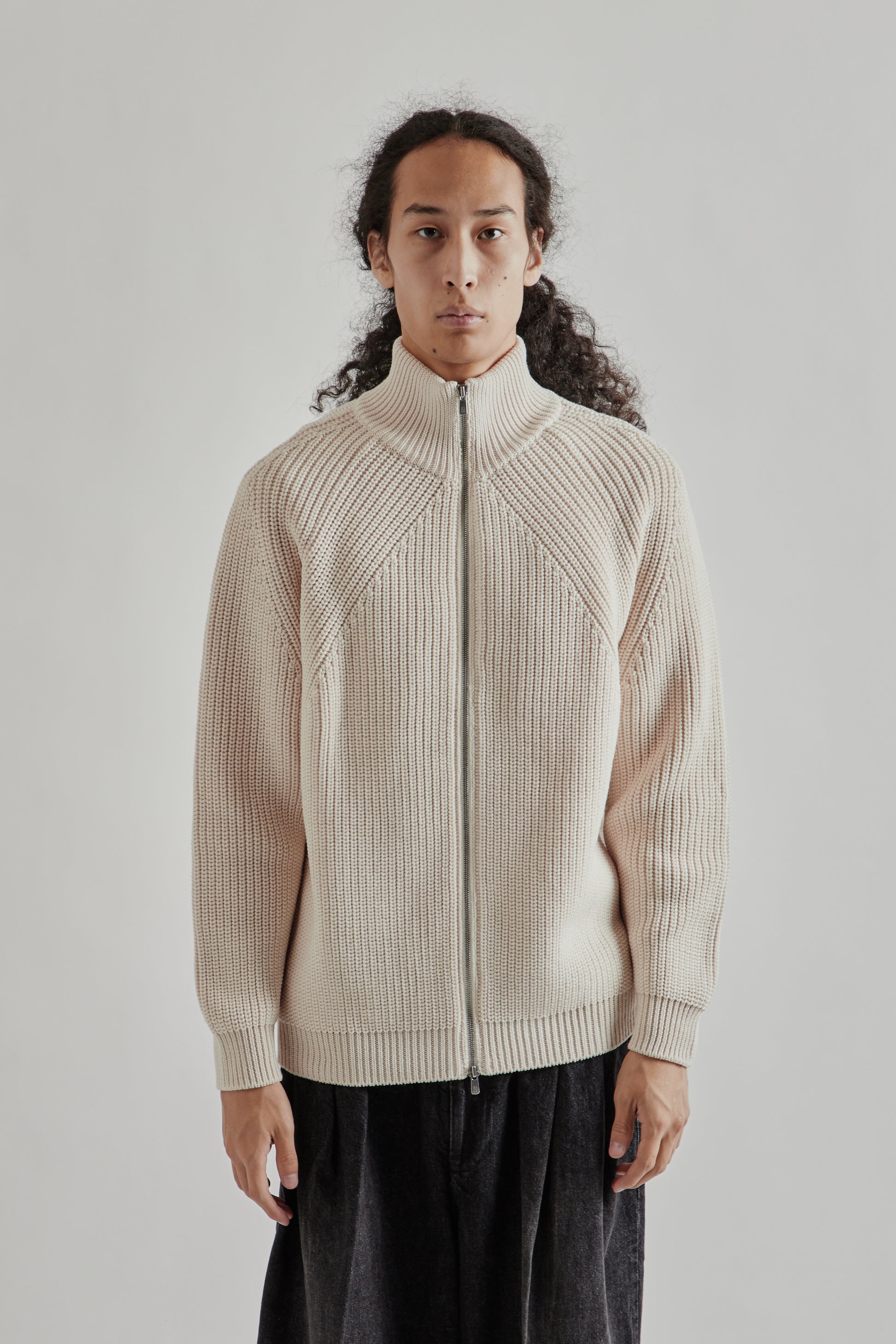 Batoner FW25 Signature Drivers Knit Ivory2