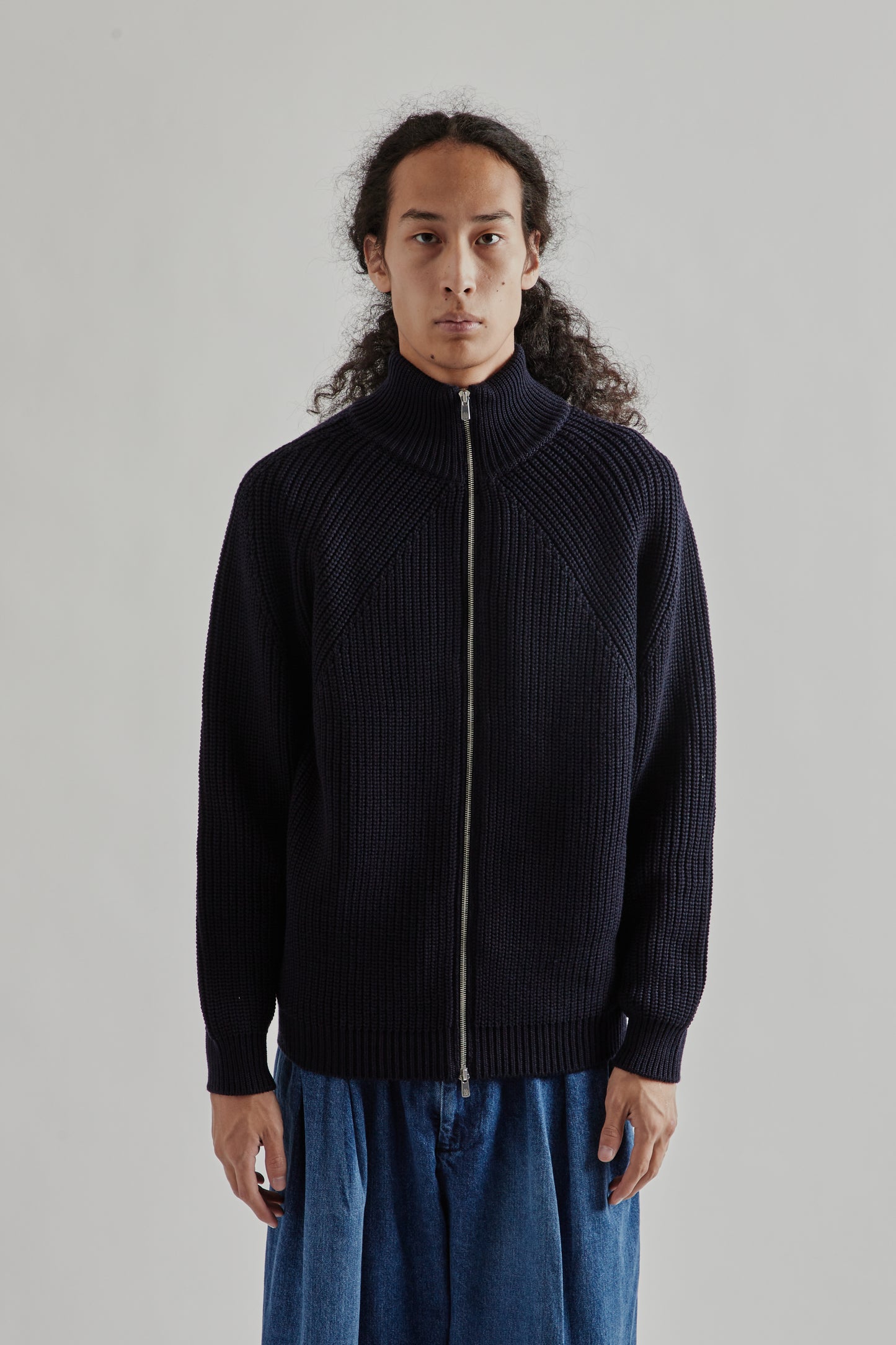 Batoner FW25 Signature Drivers Knit Navy2