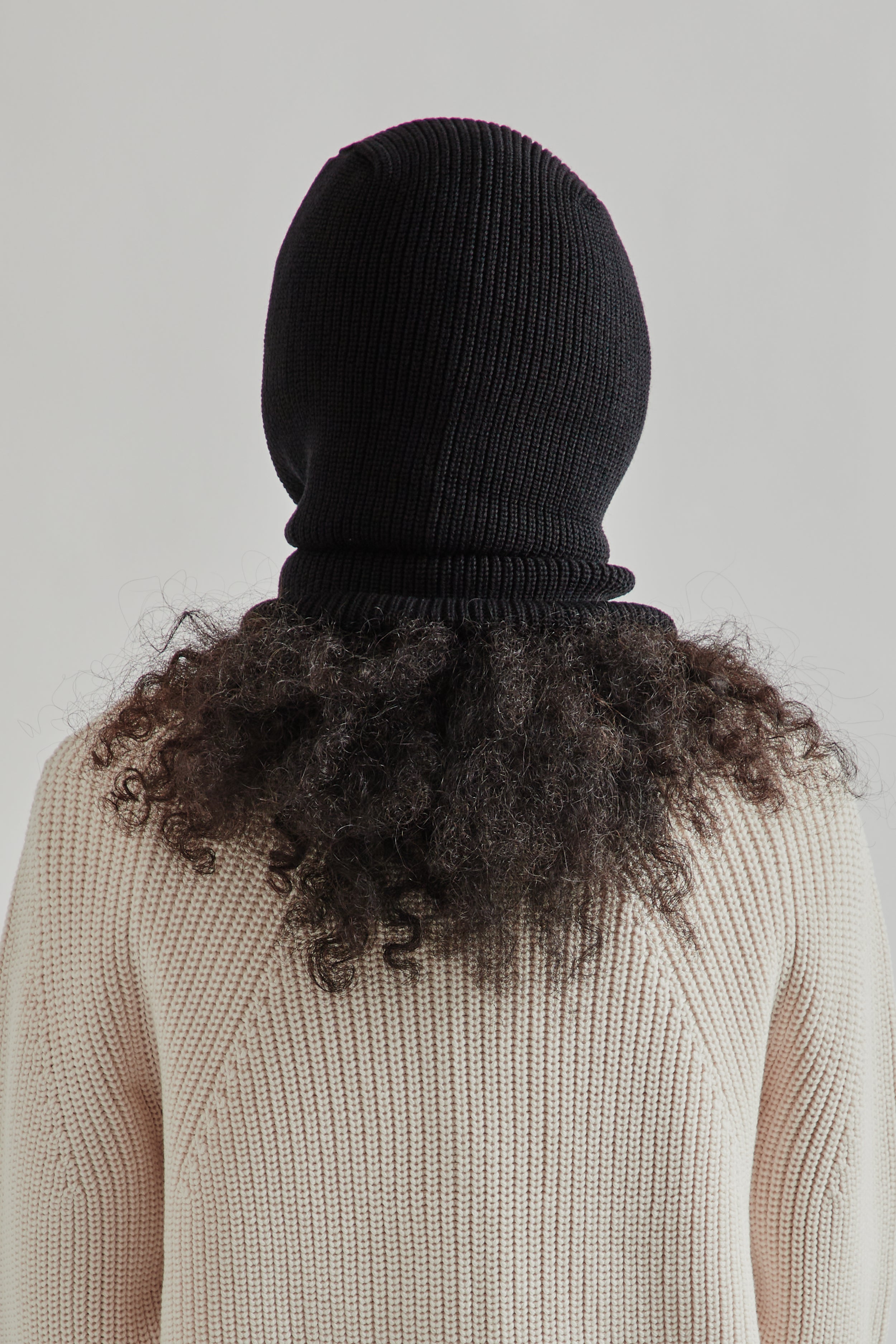 Batoner Solid Wool Balaclava - Black | Wallace Mercantile Shop