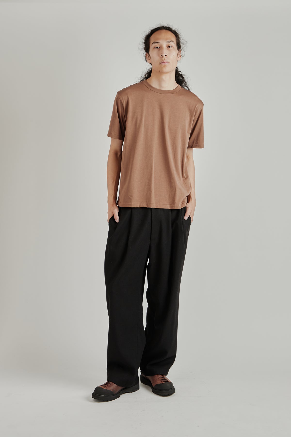 Loopless Tenjiku T-Shirt - Camel