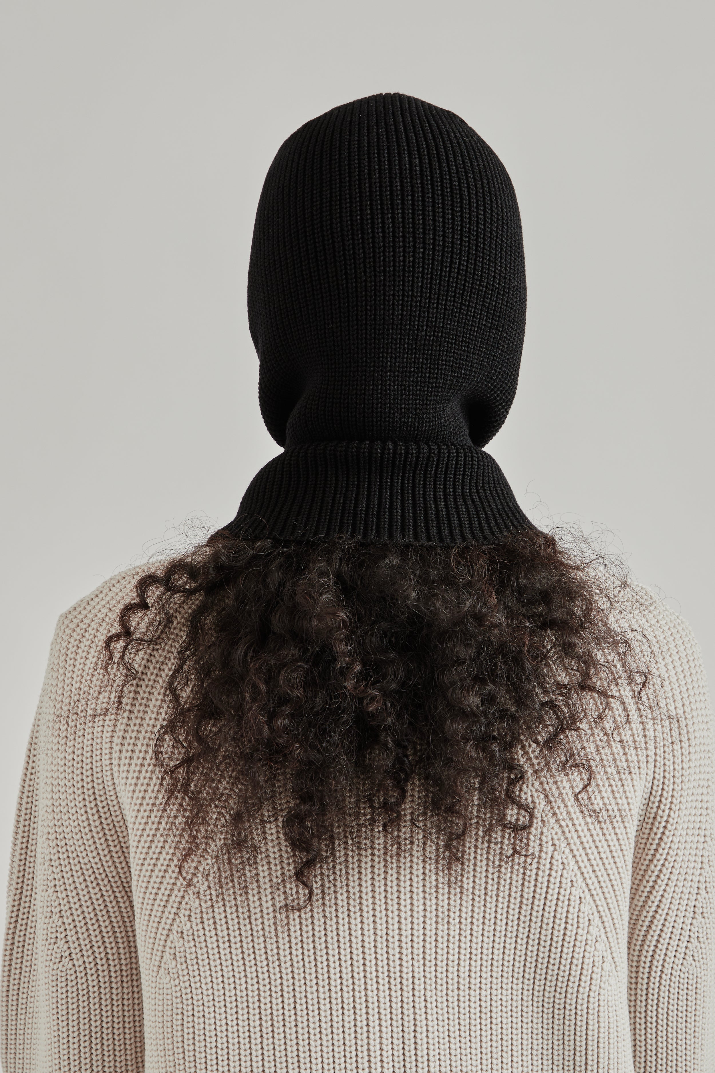 Batoner Solid Wool Balaclava Black | Wallace Mercantile