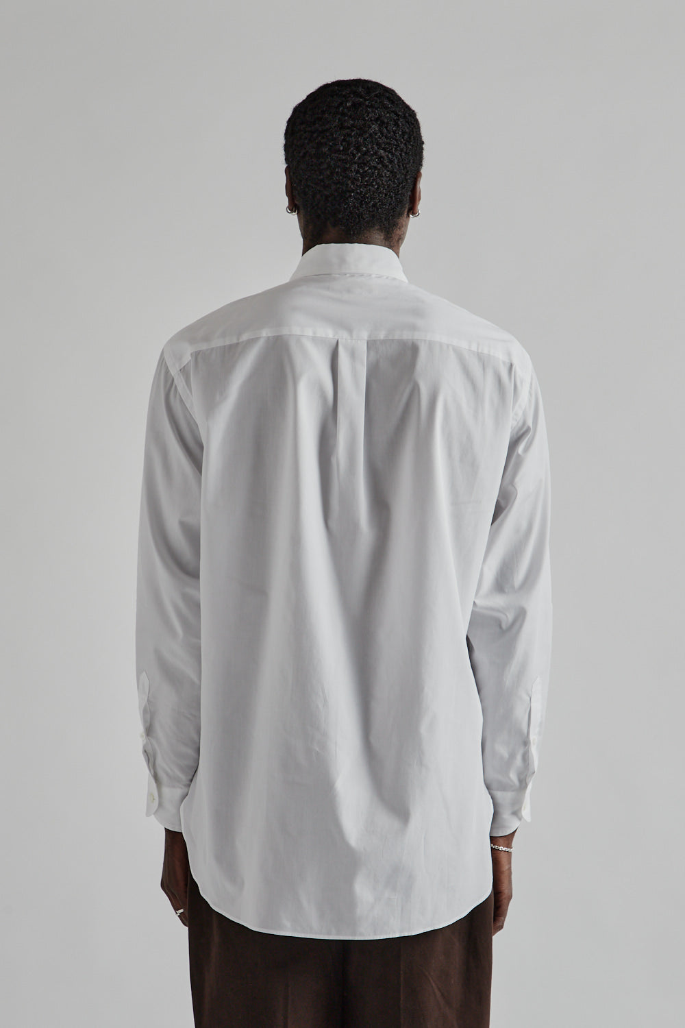 Blurhms Chambray Classic Shirt White 5