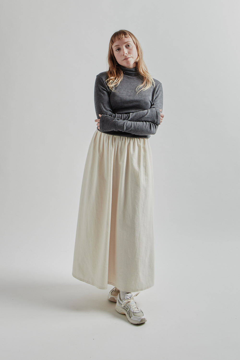 Blurhms Wool Rib Turtleneck Heather Charcoal 10