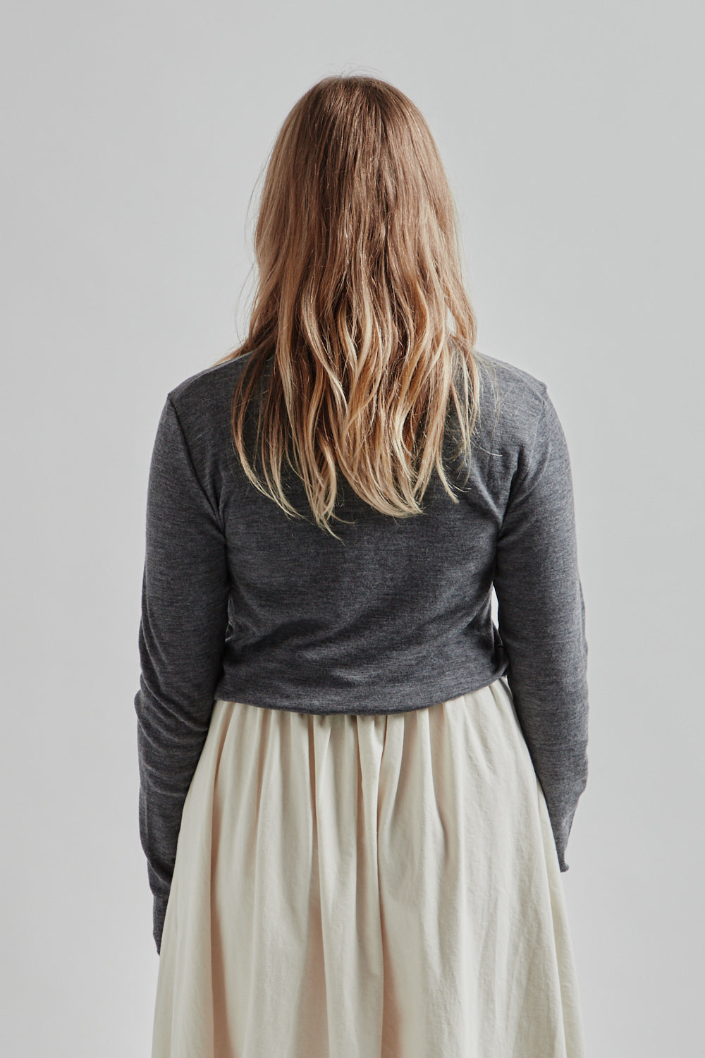 Blurhms Wool Rib Turtleneck Heather Charcoal 5