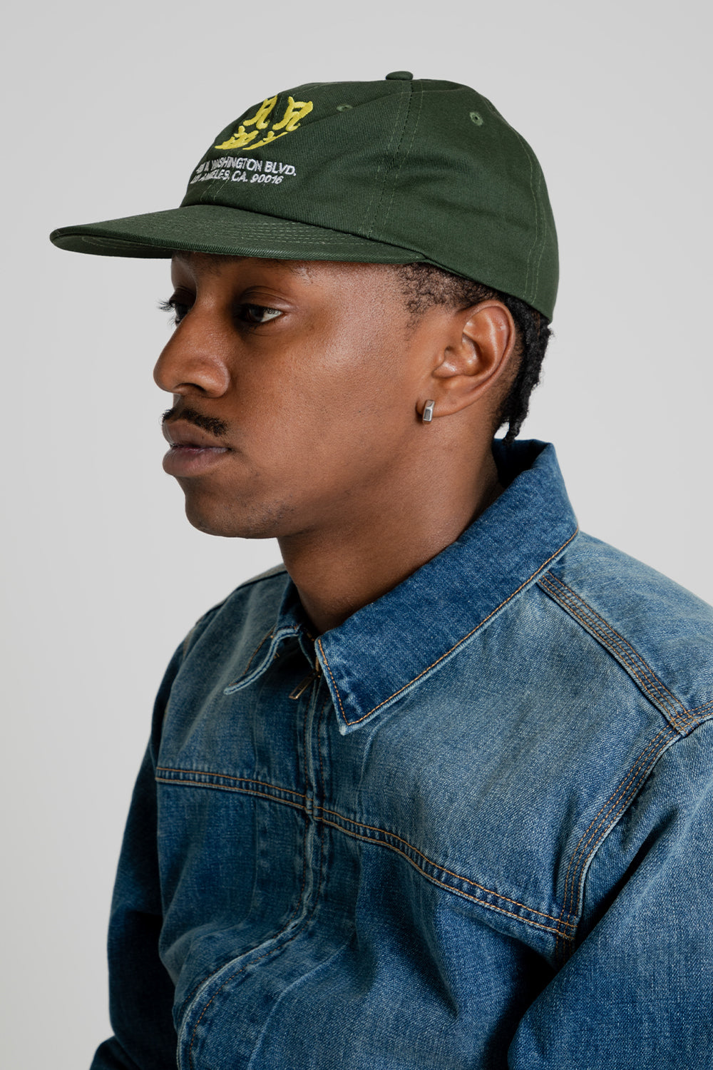 Brother Brother 6 Panel Kanji Cap in Hunter Green | Wallace Mercantile ...