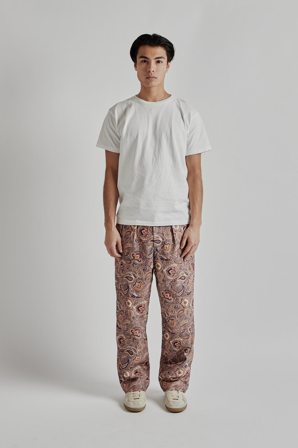 Brother Brother Double Pleated Pant Paisley 1