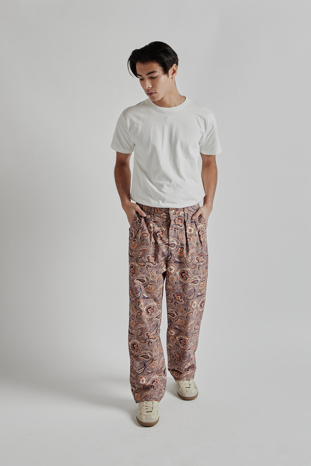 Brother Brother Double Pleated Pant Paisley 11