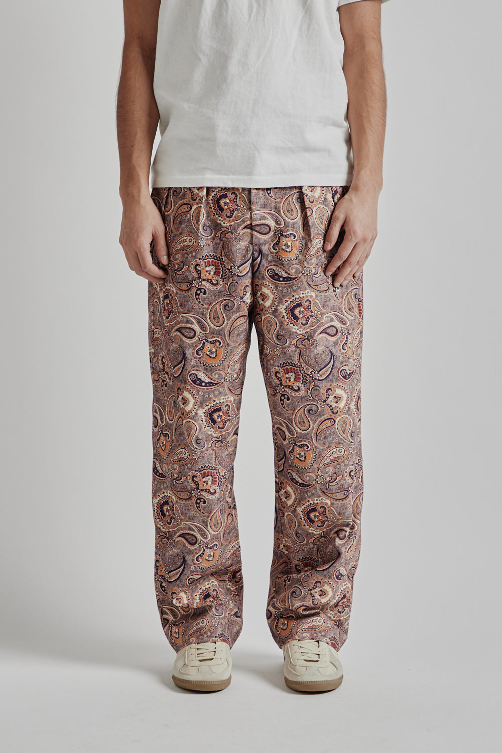 Brother Brother Double Pleated Pant Paisley 2