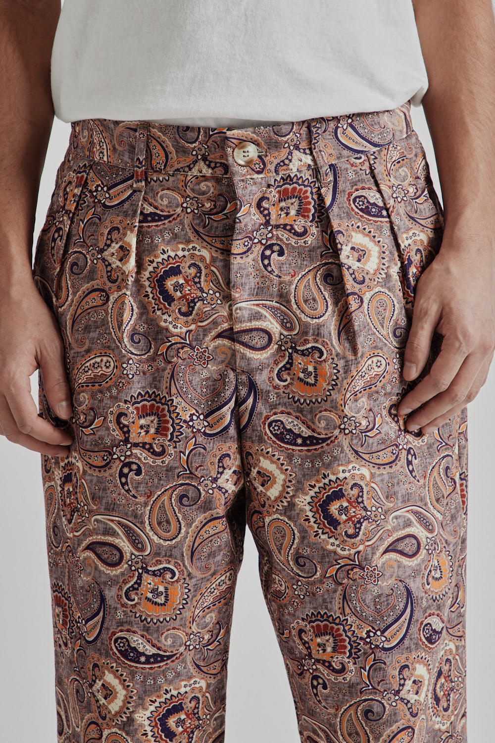 Brother Brother Double Pleated Pant Paisley 8