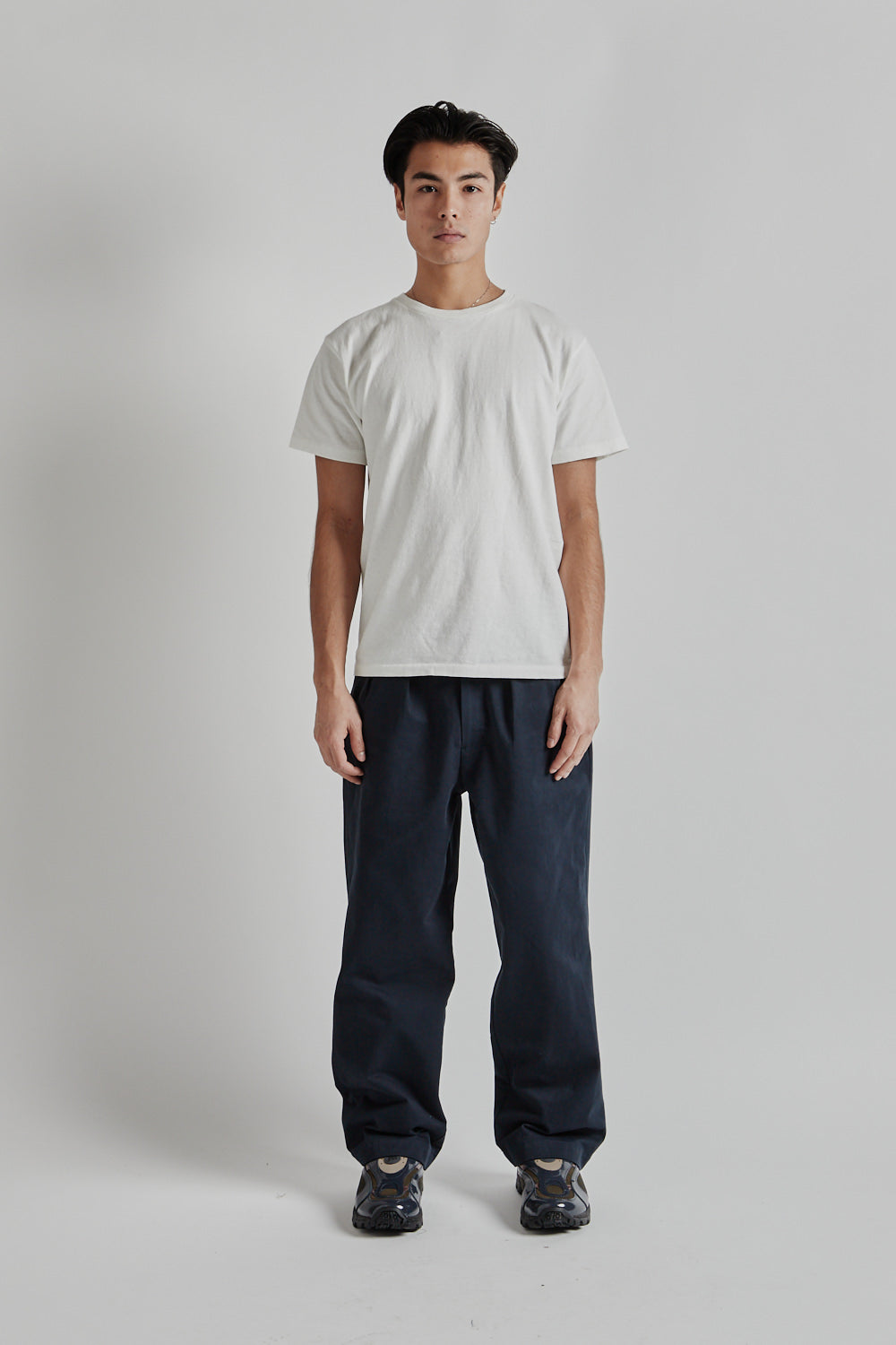 Brother Brother Double Pleated Pants - Navy | Wallace Mercantile
