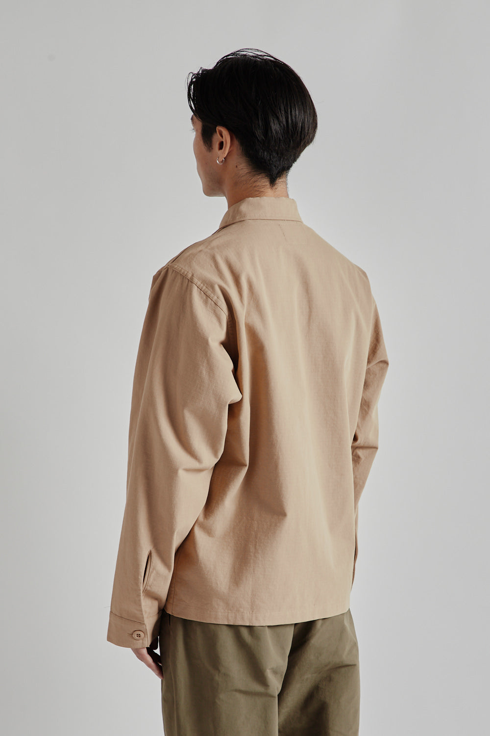 Brother Brother Military Souvenier Zip Shirt Khaki 4