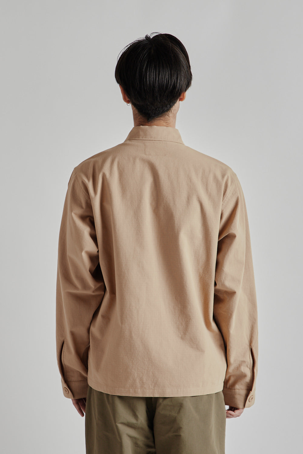 Brother Brother Military Souvenier Zip Shirt Khaki 5