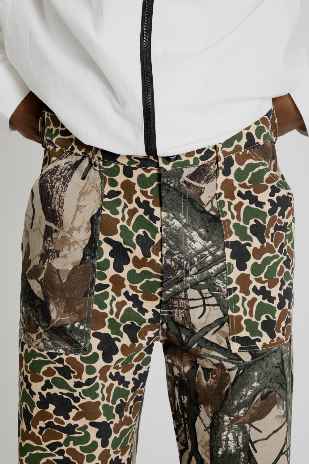 Brother Brother Patchwork Fatigue Pant Combo Camo Detail 03